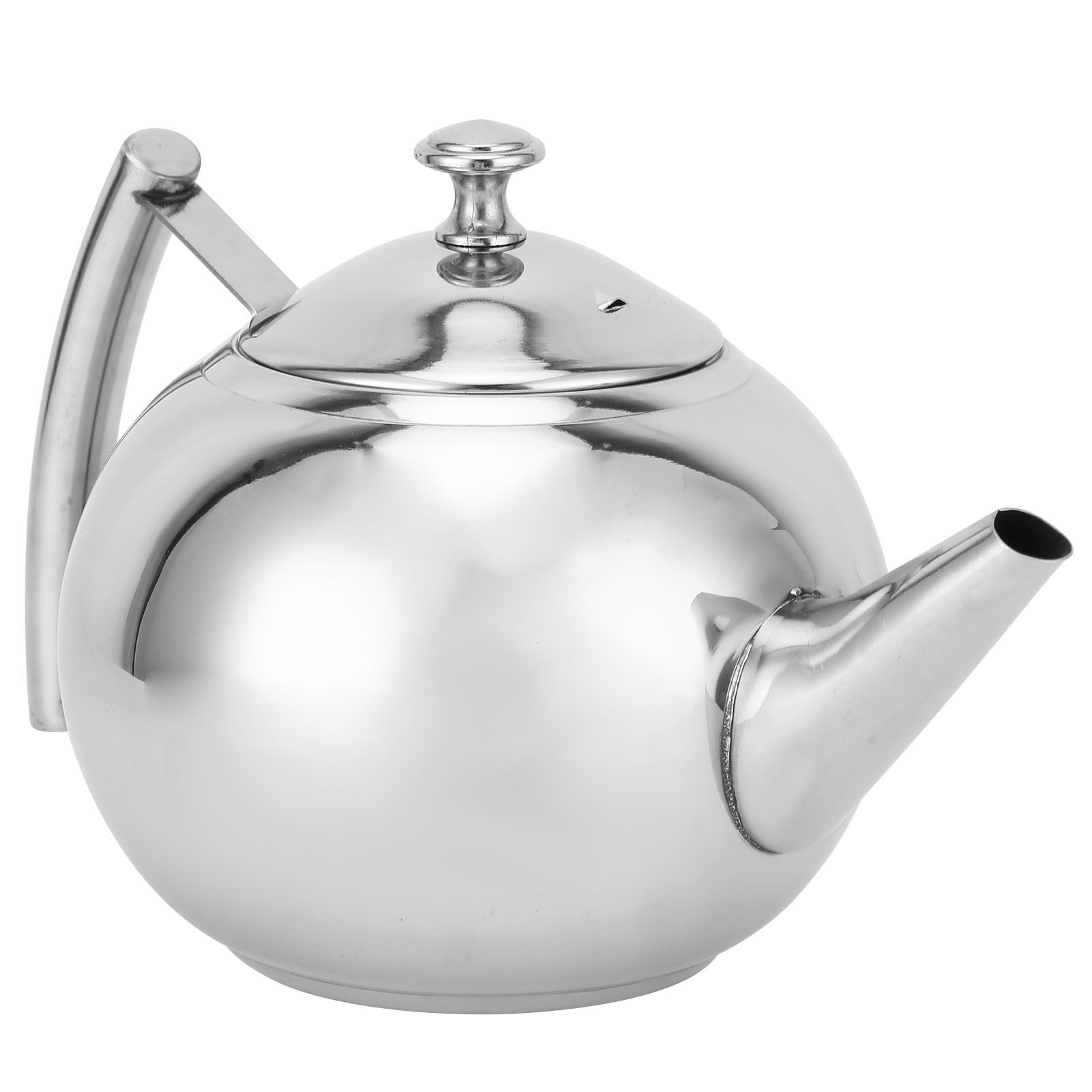 Stainless Steel Teapot Nontoxic Tea Pot Kettle with Filter for Brewing Loose view 3