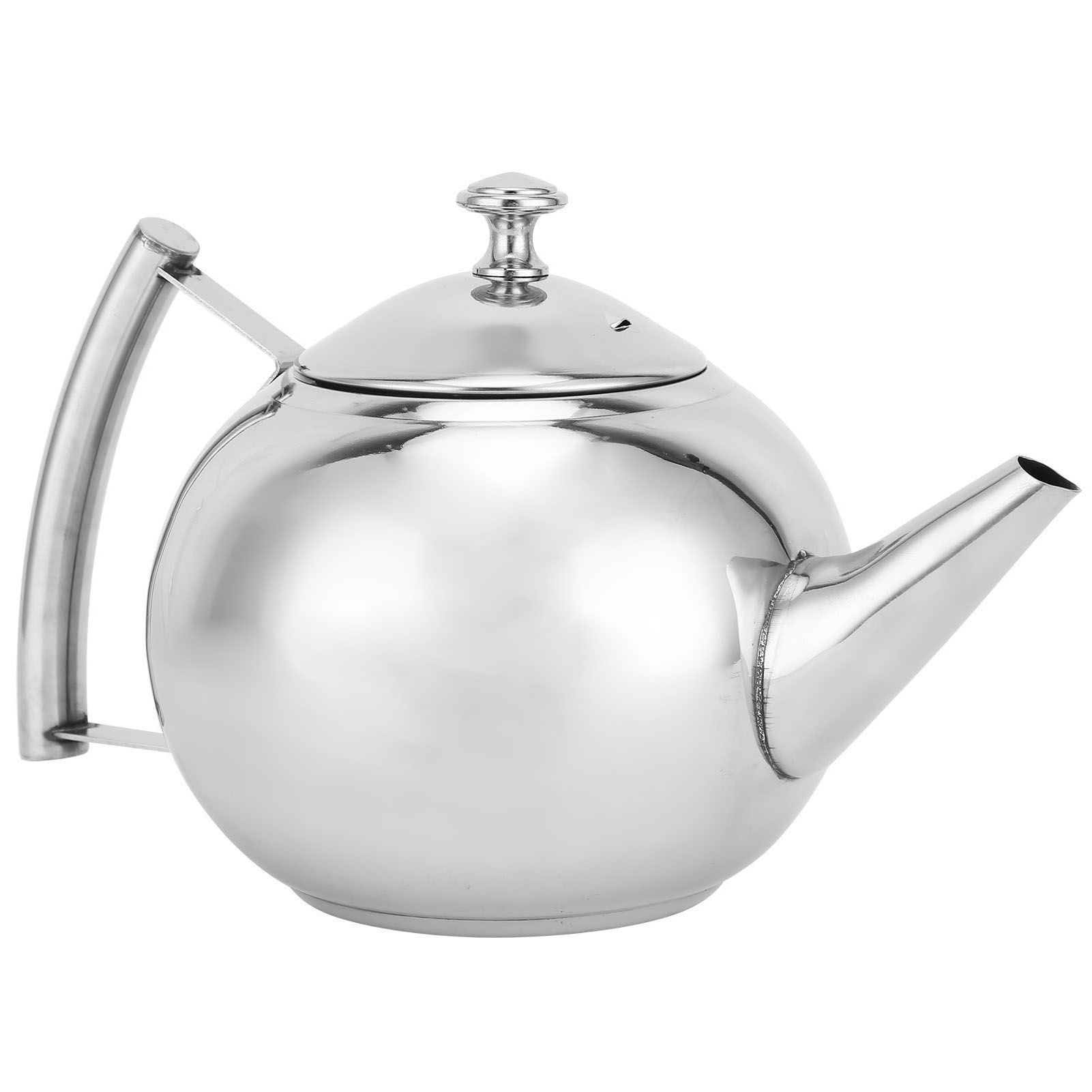 Stainless Steel Teapot Nontoxic Tea Pot Kettle with Filter for Brewing Loose view 8