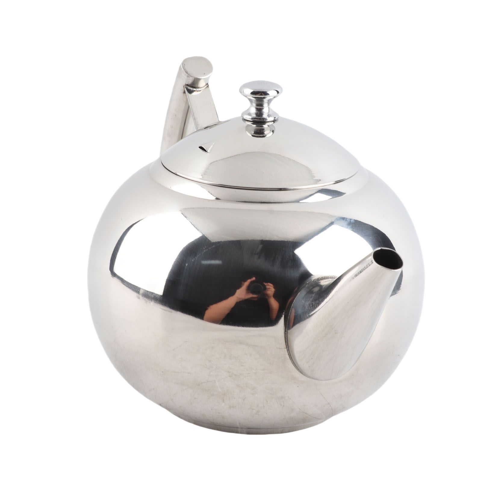 Stainless Steel Teapot Nontoxic Tea Pot Kettle with Filter for Brewing Loose