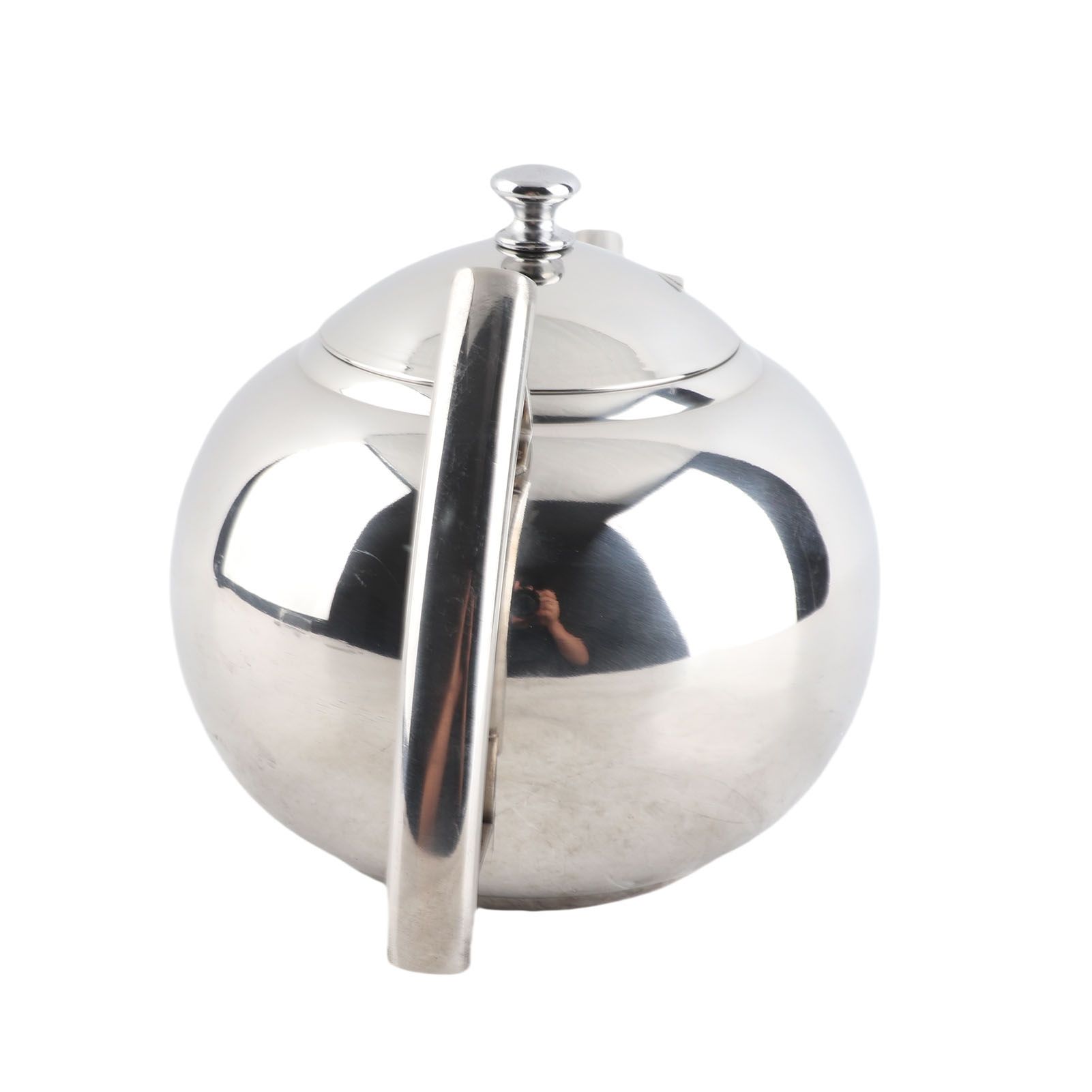 Stainless Steel Teapot Nontoxic Tea Pot Kettle with Filter for Brewing Loose view 4