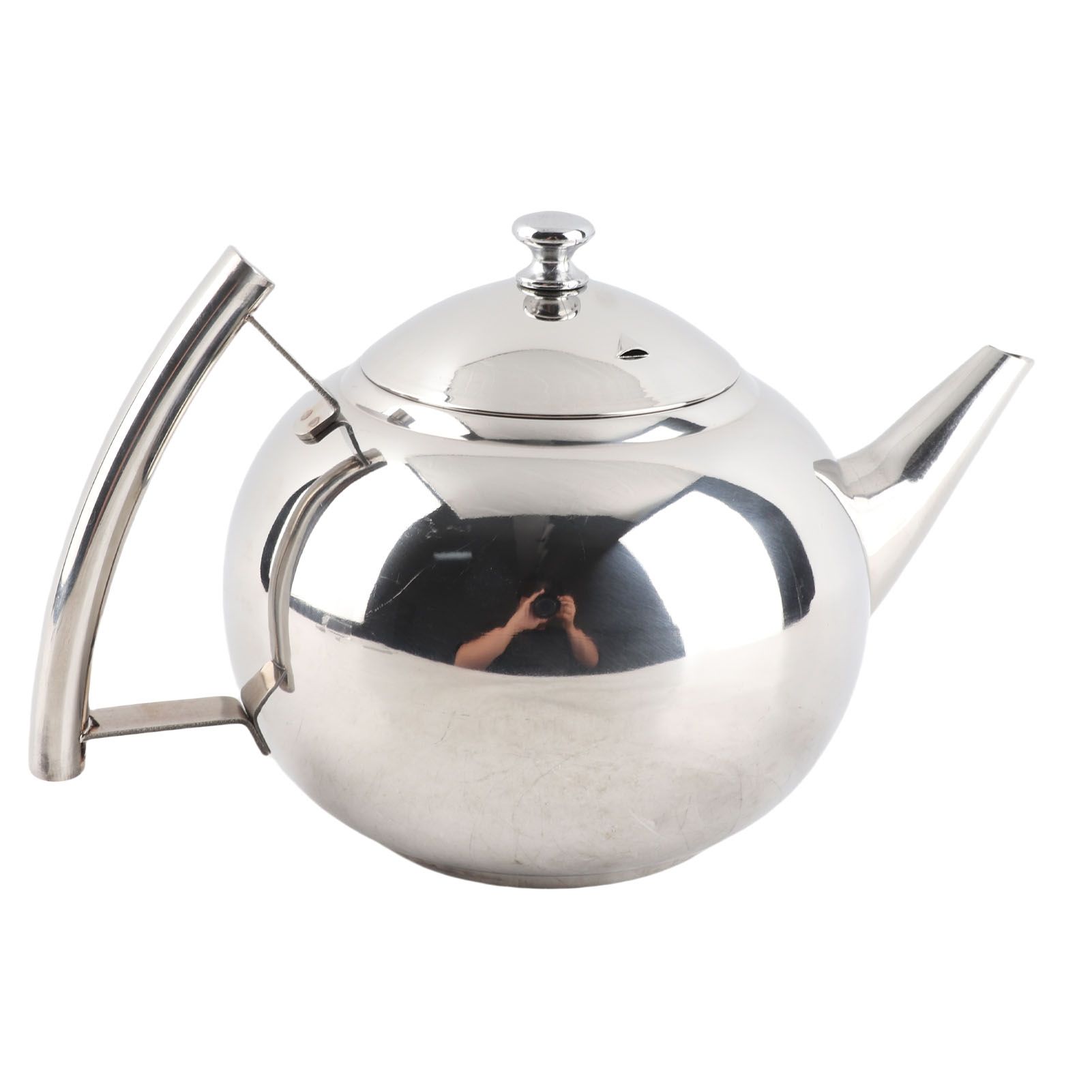 Stainless Steel Teapot Nontoxic Tea Pot Kettle with Filter for Brewing Loose view 5