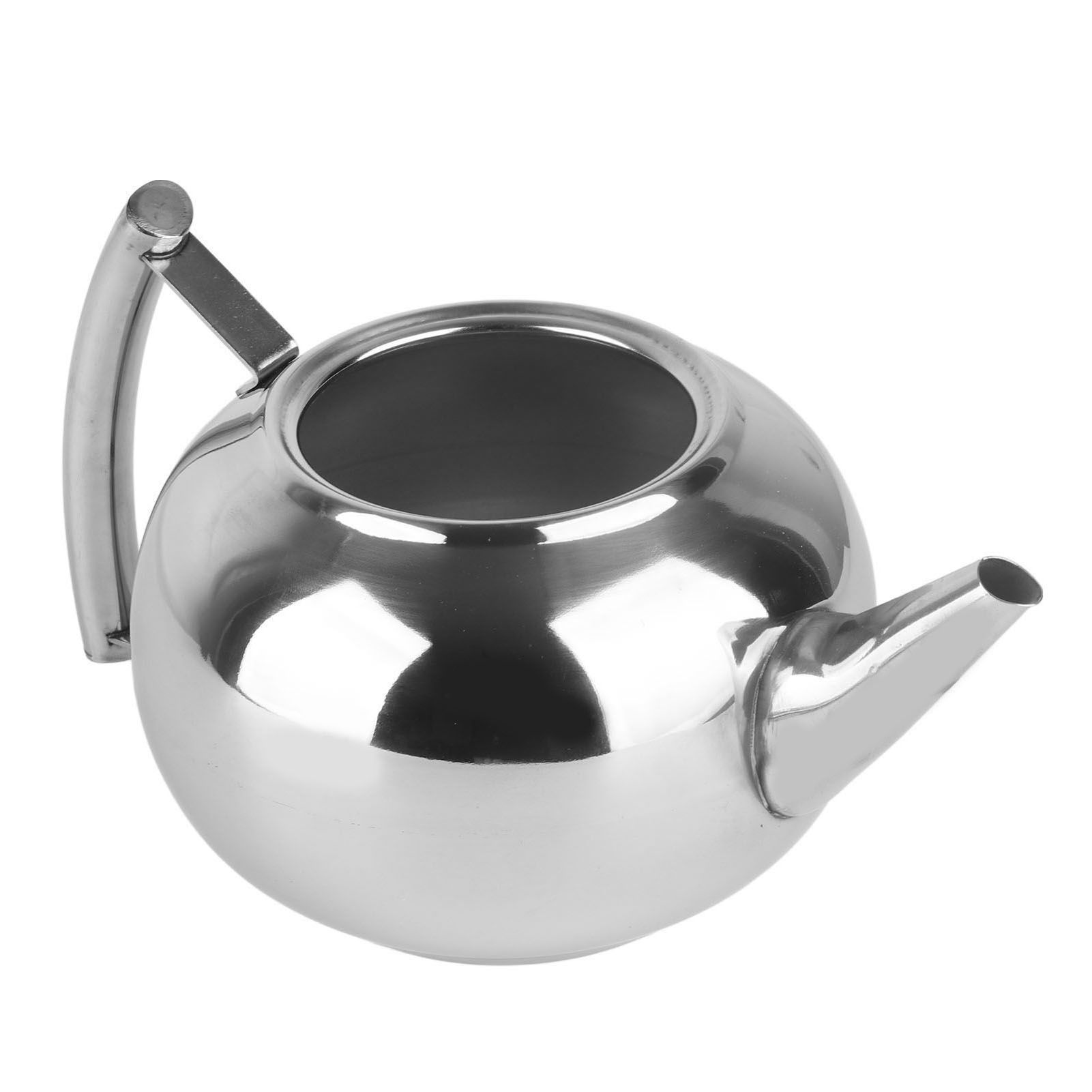 Stainless Steel Teapot Nontoxic Tea Pot Kettle with Filter for Brewing Loose view 9