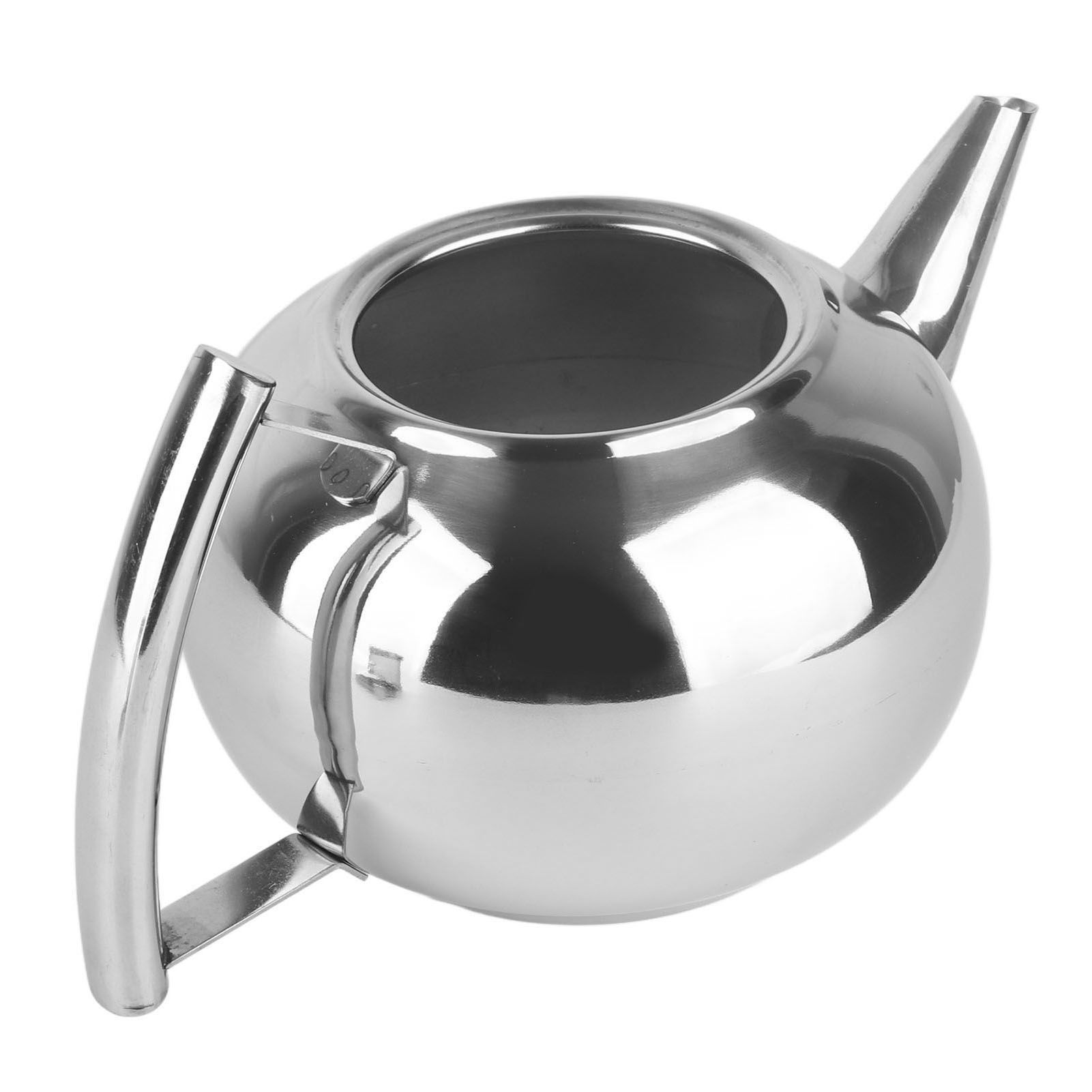 Stainless Steel Teapot Nontoxic Tea Pot Kettle with Filter for Brewing Loose view 10