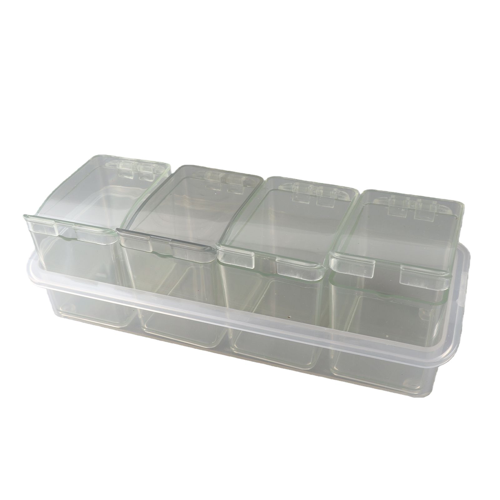 Seasoning Storage Box Spice Pots Storage Container Condiment Jar with Cover view 5