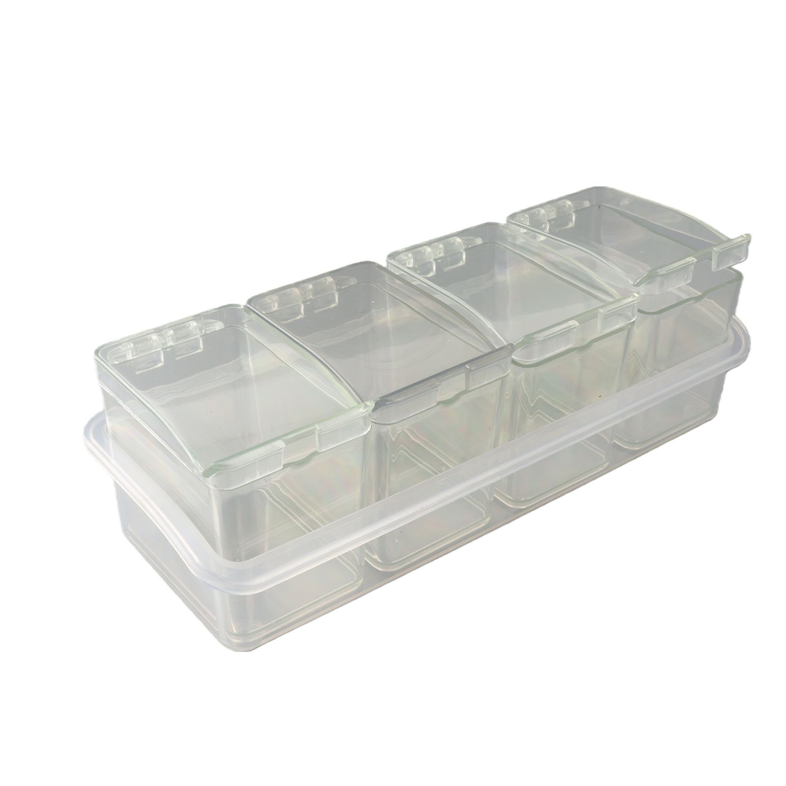 Seasoning Storage Box Spice Pots Storage Container Condiment Jar with Cover view 7