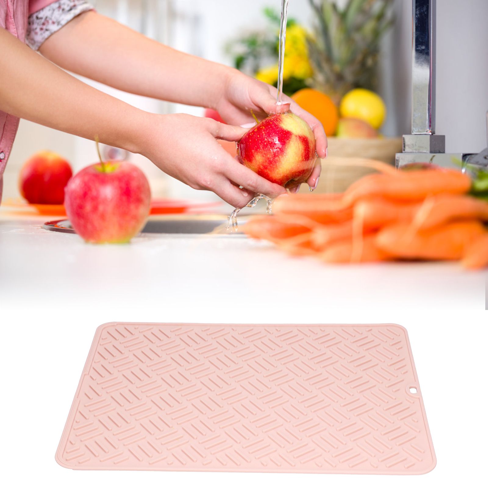 Silicone Heat Insulation Pad Desktop AntiScaldWaterproof Silicone Pad for Home view 12