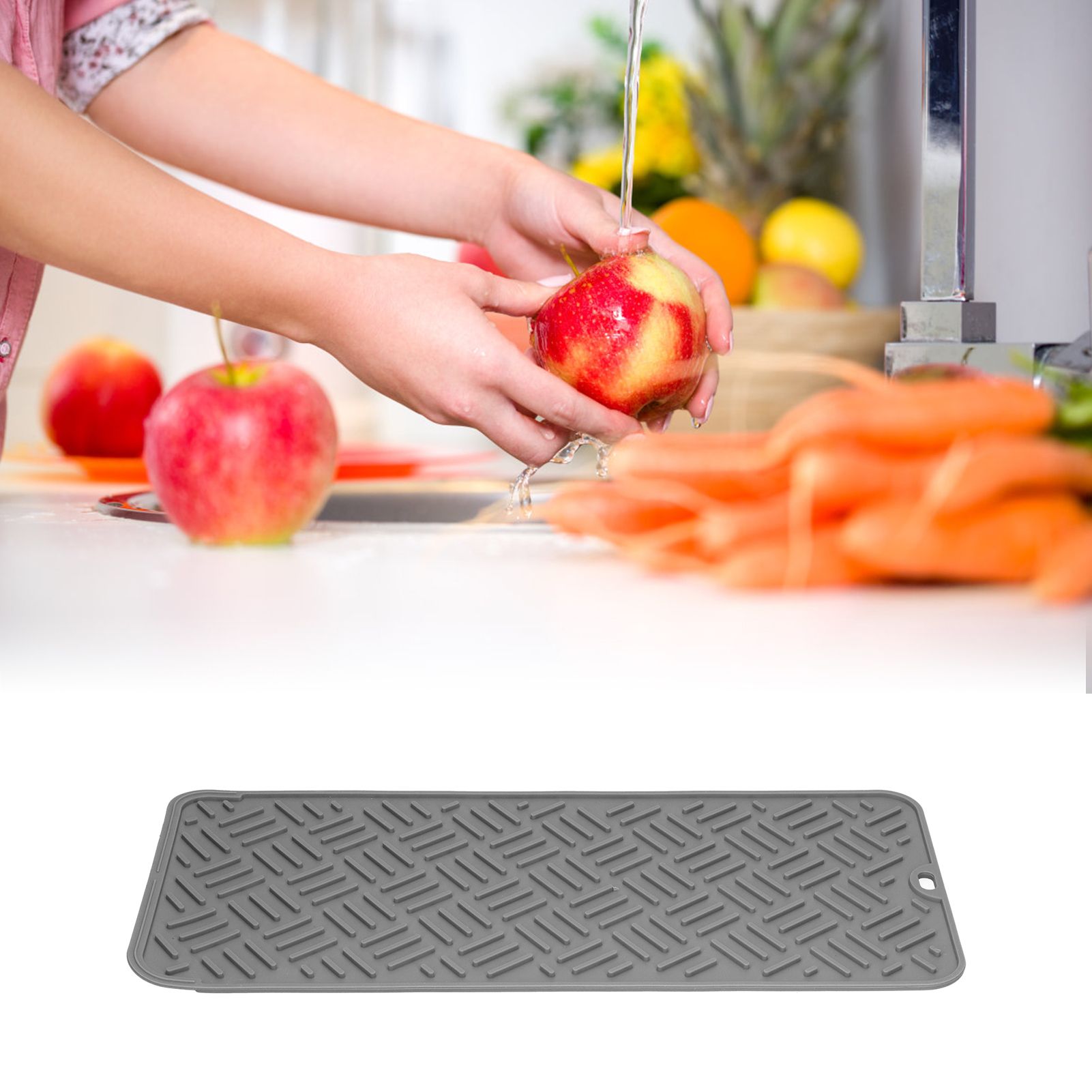 Silicone Heat Insulation Pad Desktop AntiScaldWaterproof Silicone Pad for Home view 12