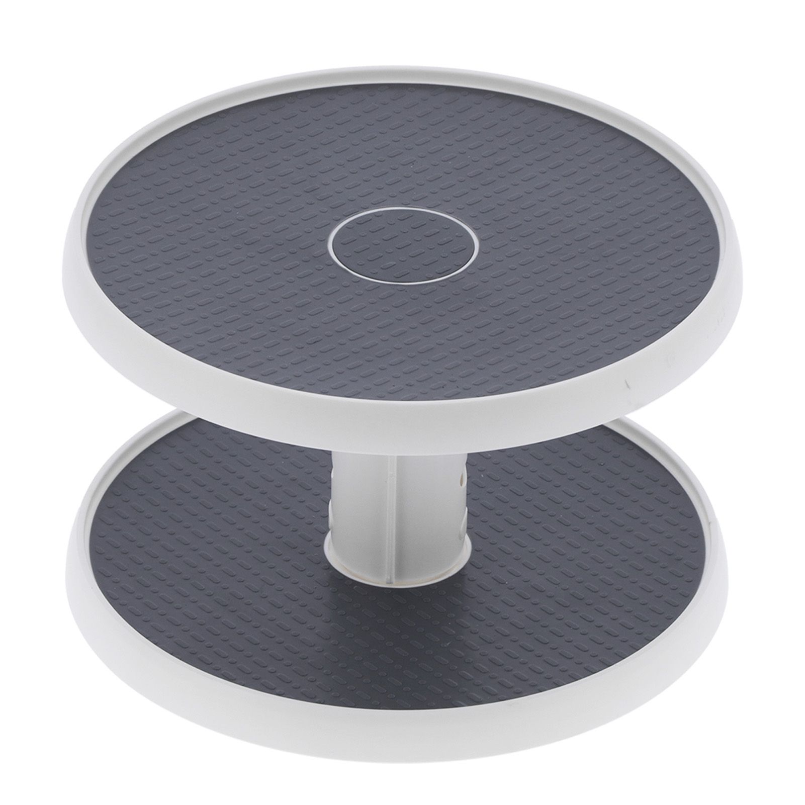 2 Tier Turntable Spice Rack Organizer Rotating Spice Holder Shelf Adjustable view 3