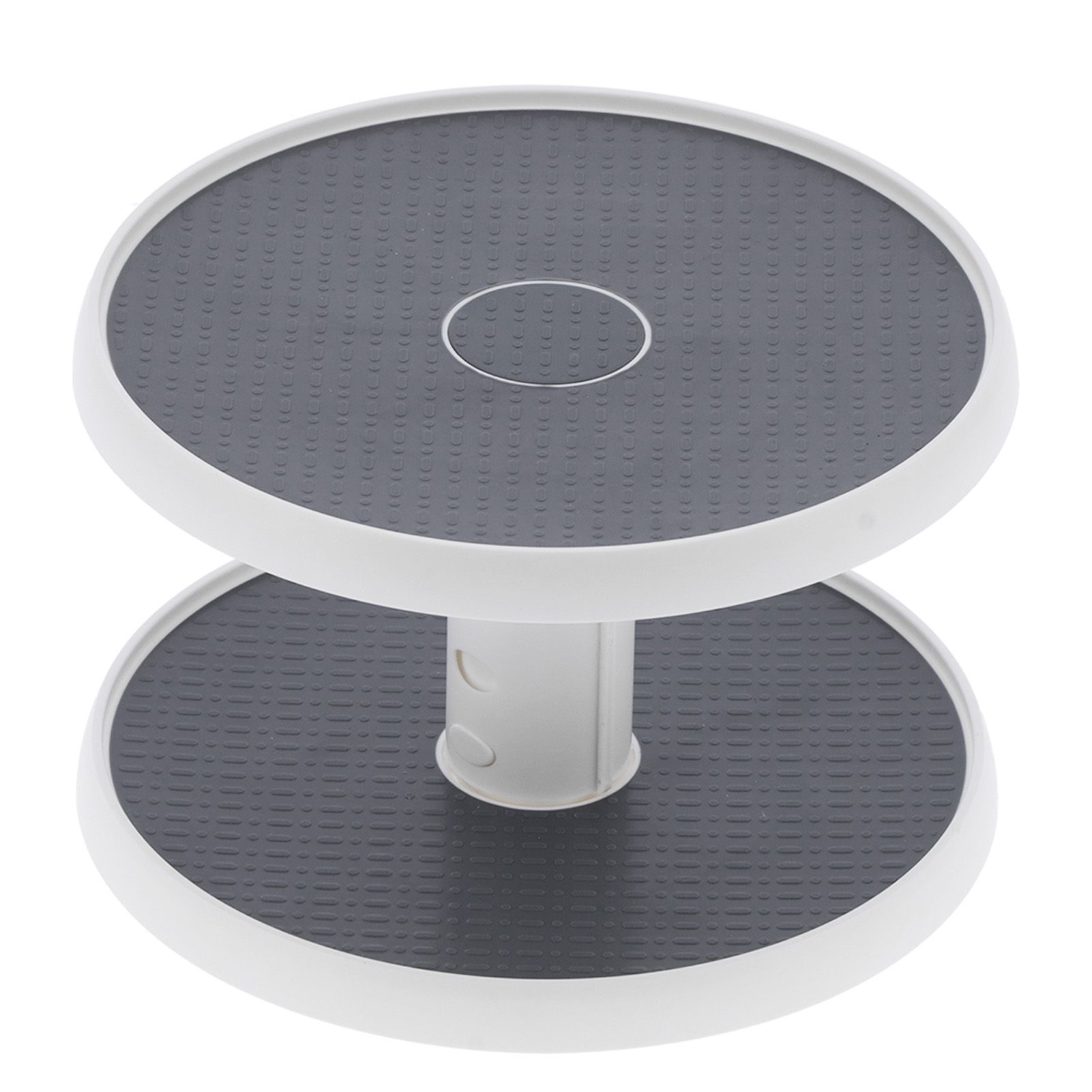 2 Tier Turntable Spice Rack Organizer Rotating Spice Holder Shelf Adjustable view 4