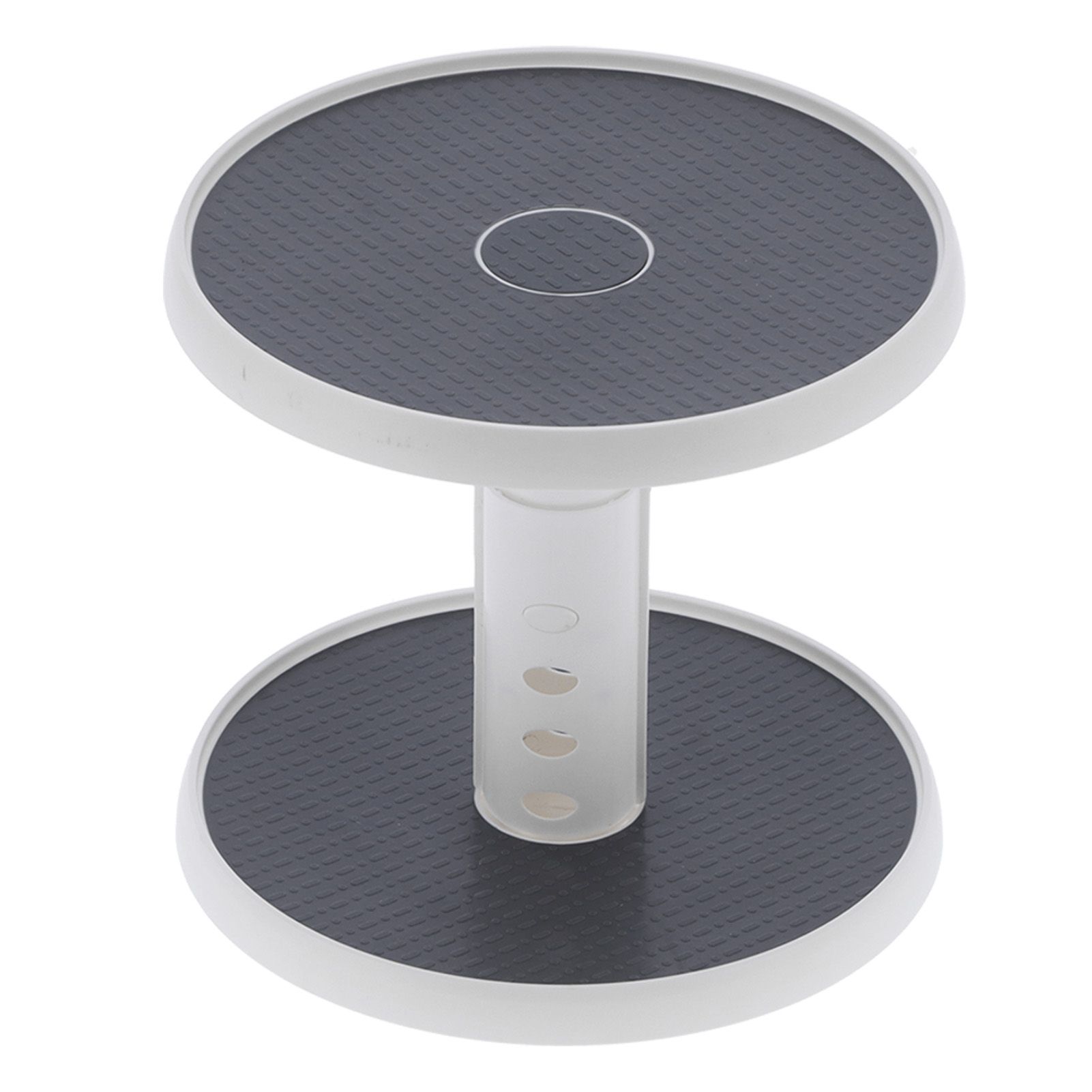 2 Tier Turntable Spice Rack Organizer Rotating Spice Holder Shelf Adjustable view 5