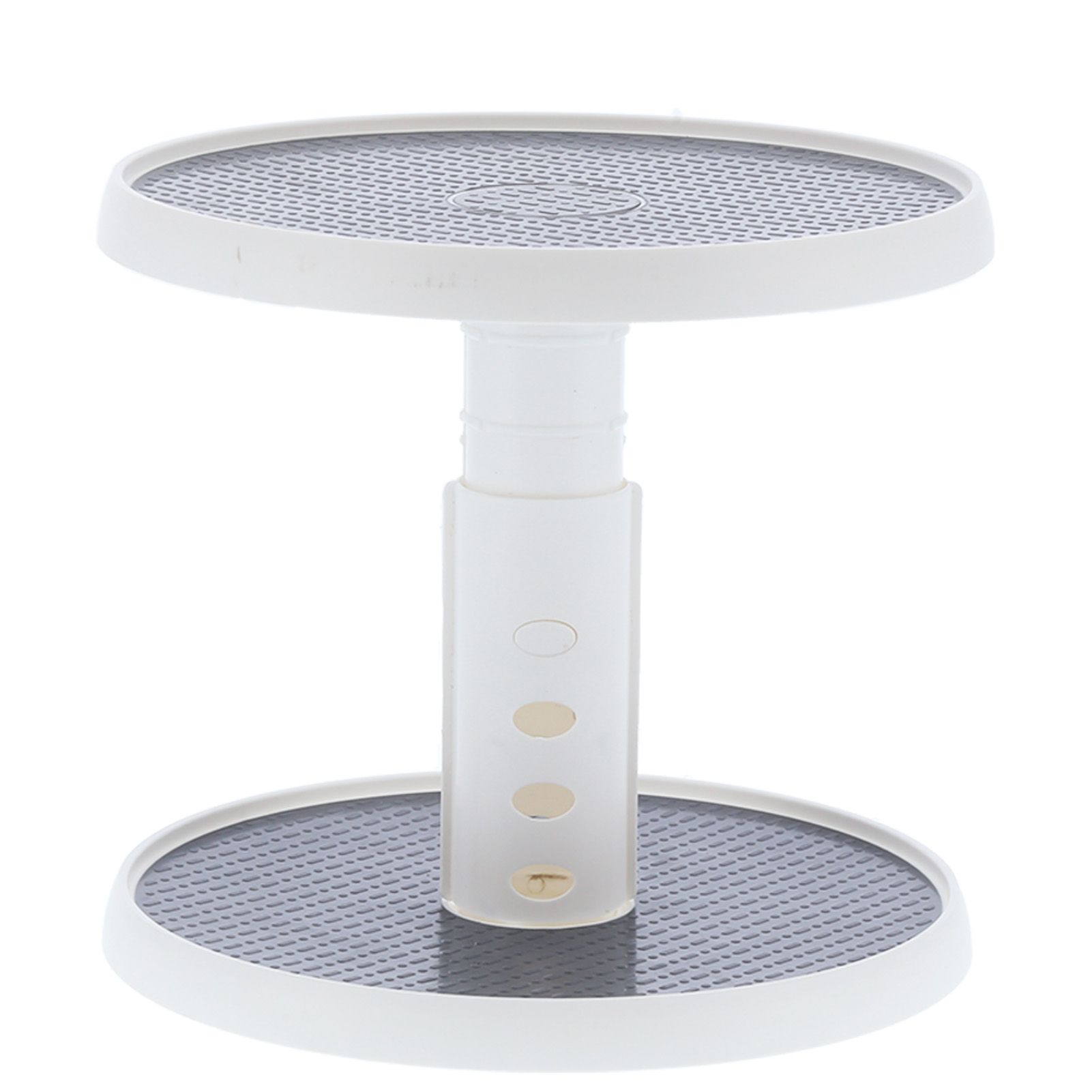 2 Tier Turntable Spice Rack Organizer Rotating Spice Holder Shelf Adjustable view 8