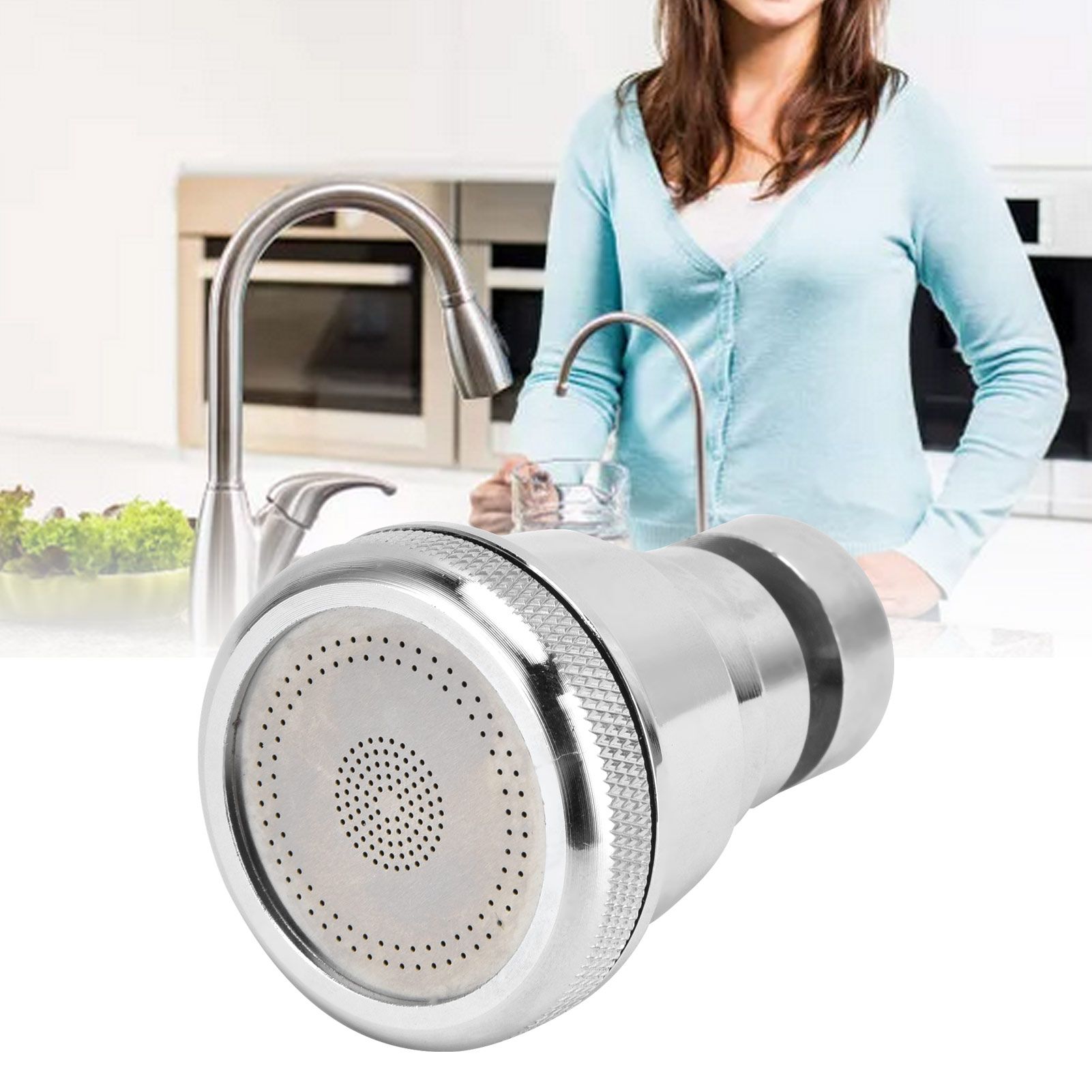 Kitchen Faucet Aerator Bubbler Copper High Pressure Faucet Sprayer Head with 3 view 12