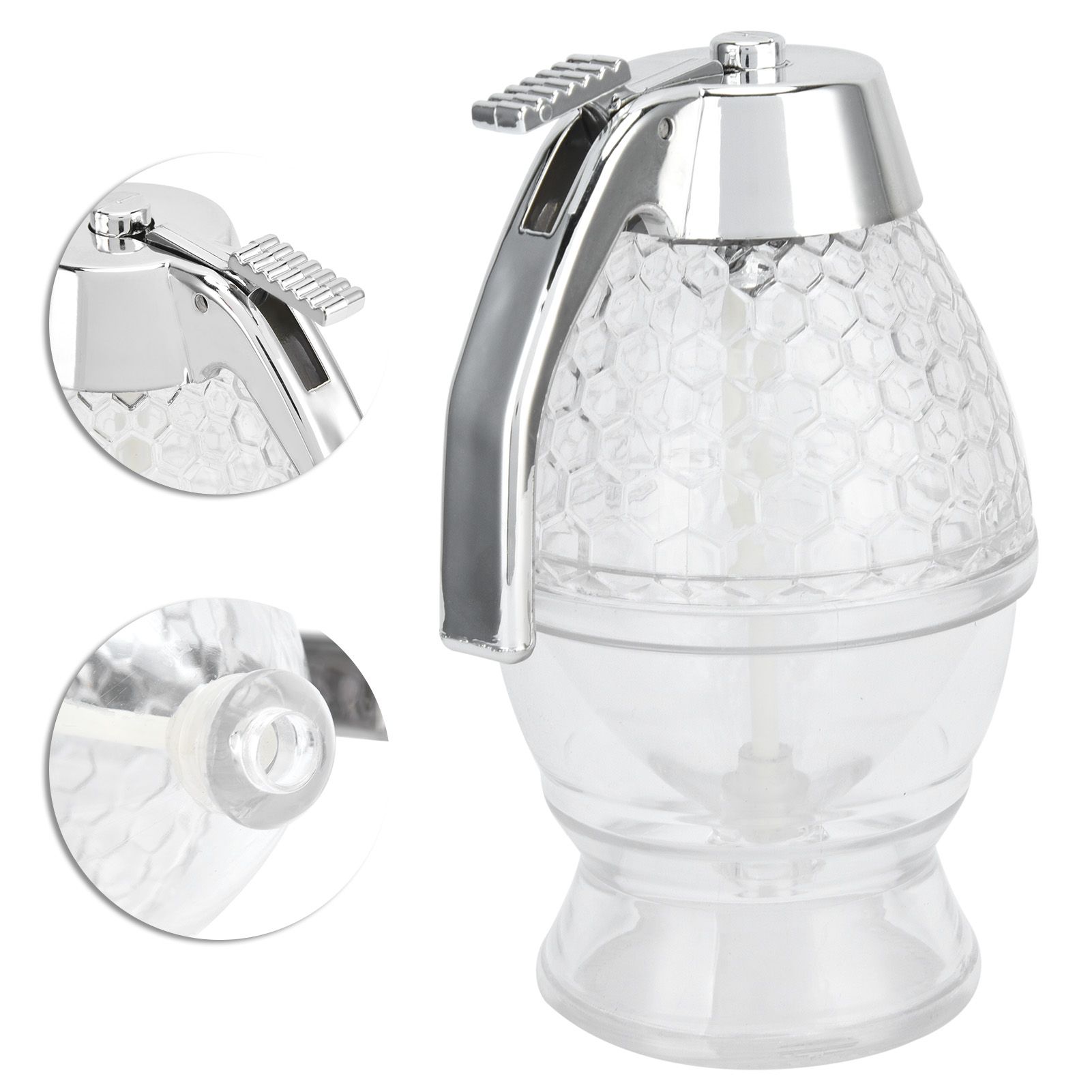 Syrup Honey Squeezing Dispenser Kitchen Liquid Storage Seasoning Jar for Home view 10