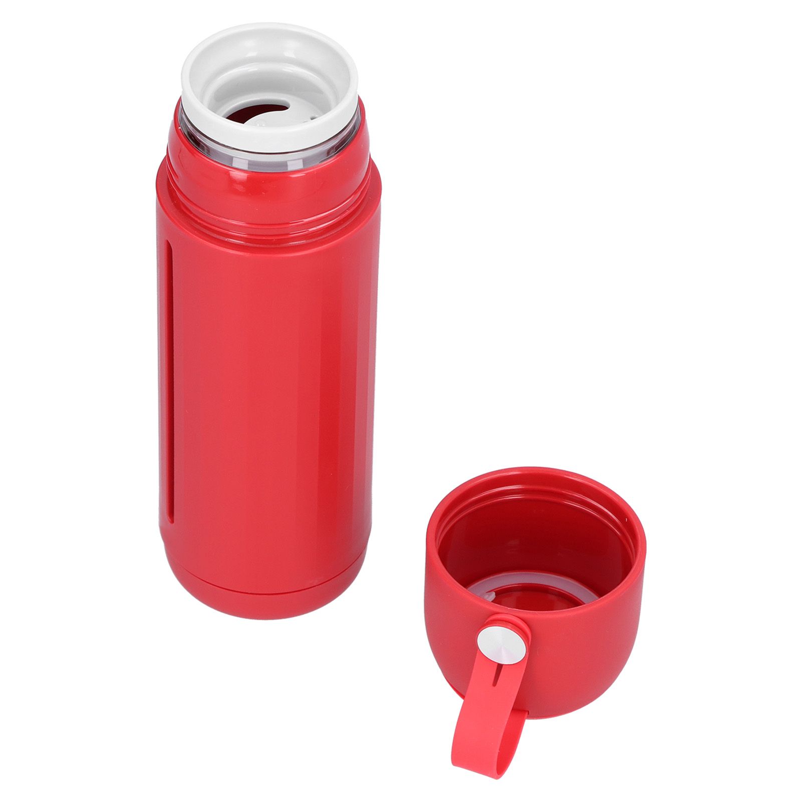 310ml Glass Cup with Lid Portable Dual Purpose Water Mug Bottle for School view 7