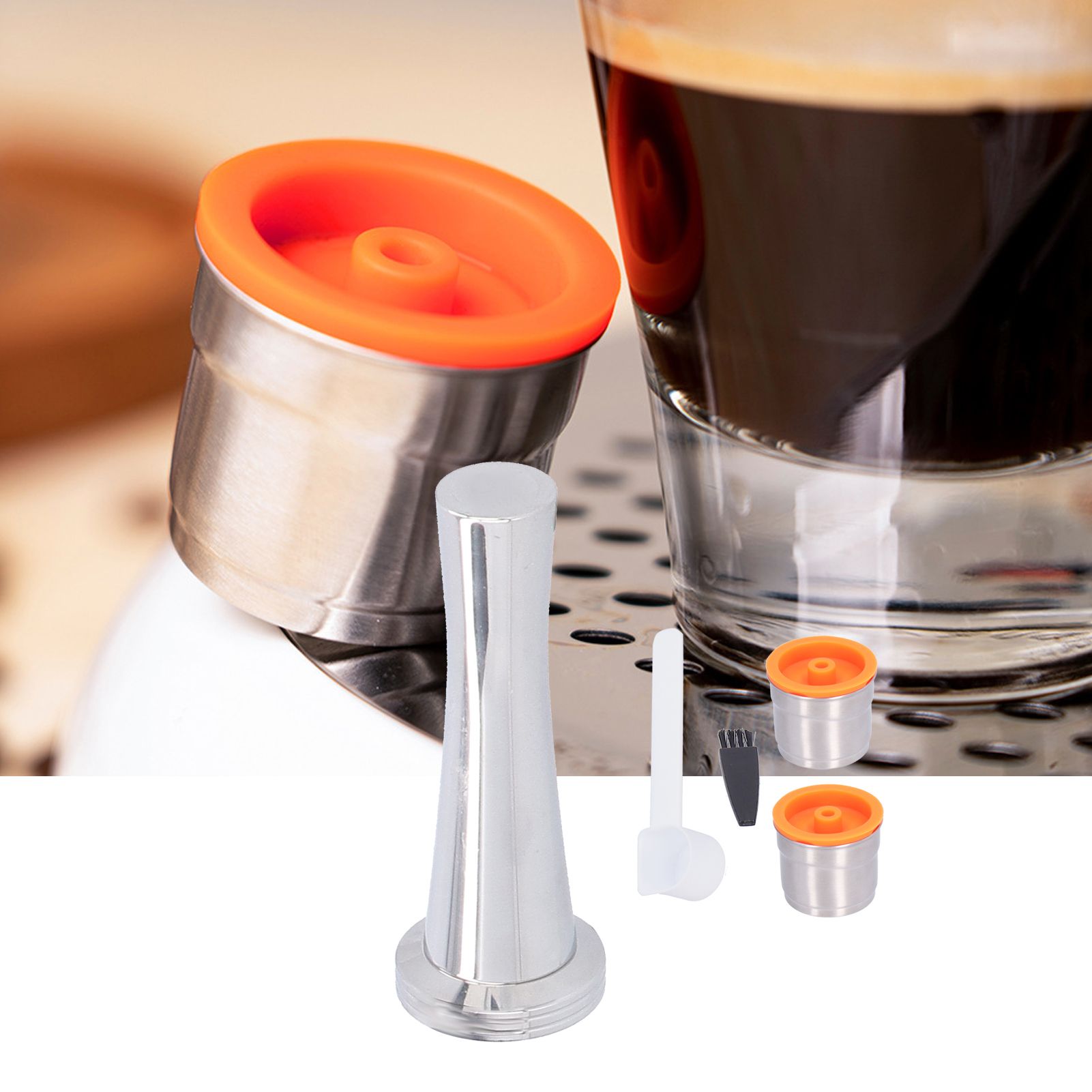 Reusable Coffee Capsule Cup Stainless Steel Coffee Filter Fit for Illy Home view 11