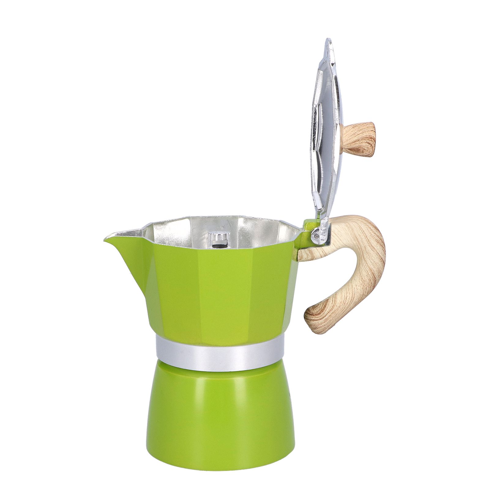 150ML Coffee Pot Stovetop Moka Maker Coffee Maker Kettle for Gas Stove Ethanol view 6