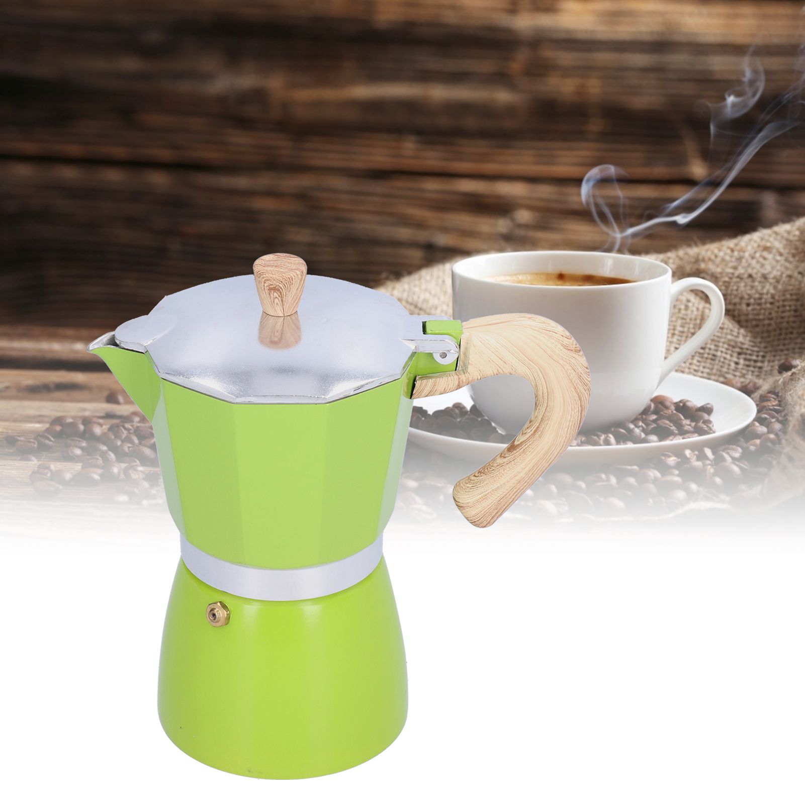 300ML Coffee Pot Moka Maker Coffee Kettle for Gas Stove Ethanol Stove view 11