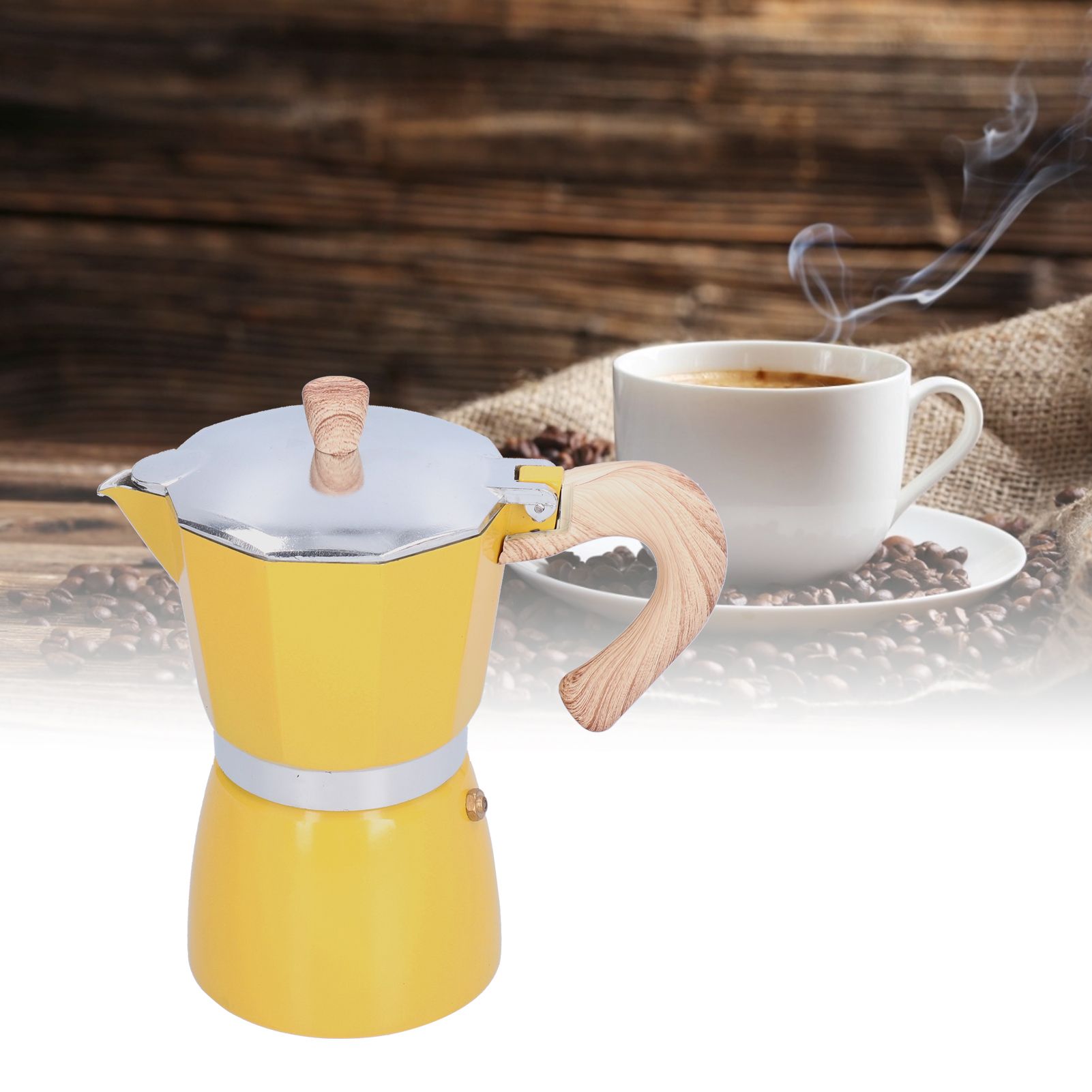 300ML Coffee Pot Moka Maker Coffee Kettle for Gas Stove Ethanol Stove view 11