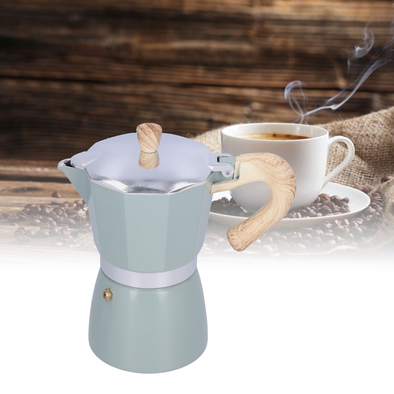 300ML Coffee Pot Moka Maker Coffee Kettle for Gas Stove Ethanol Stove view 11