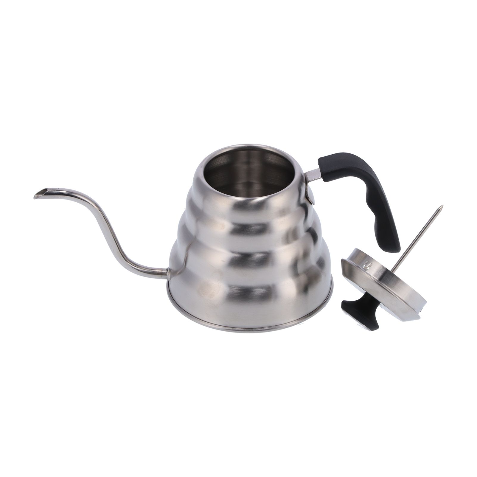 Coffee Pot 1200ML Stainless Steel Pot with Thermometer Gooseneck Hand Coffee