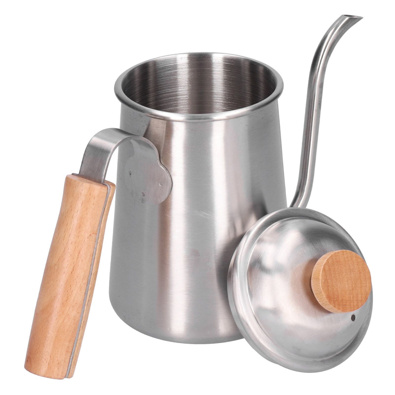 650ML Drip Coffee Pot Stainless Steel Long Gooseneck Spout Coffee Kettle with view 10