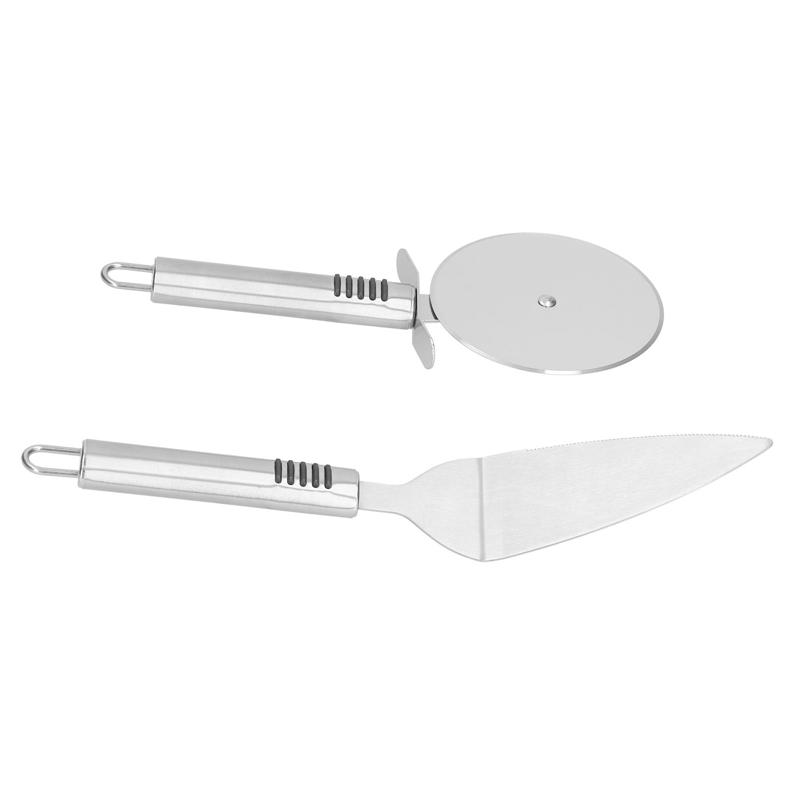 Pizza Cutter 2PCS Stainless Steel Blade Polishing Process Ergonomic Handle view 8