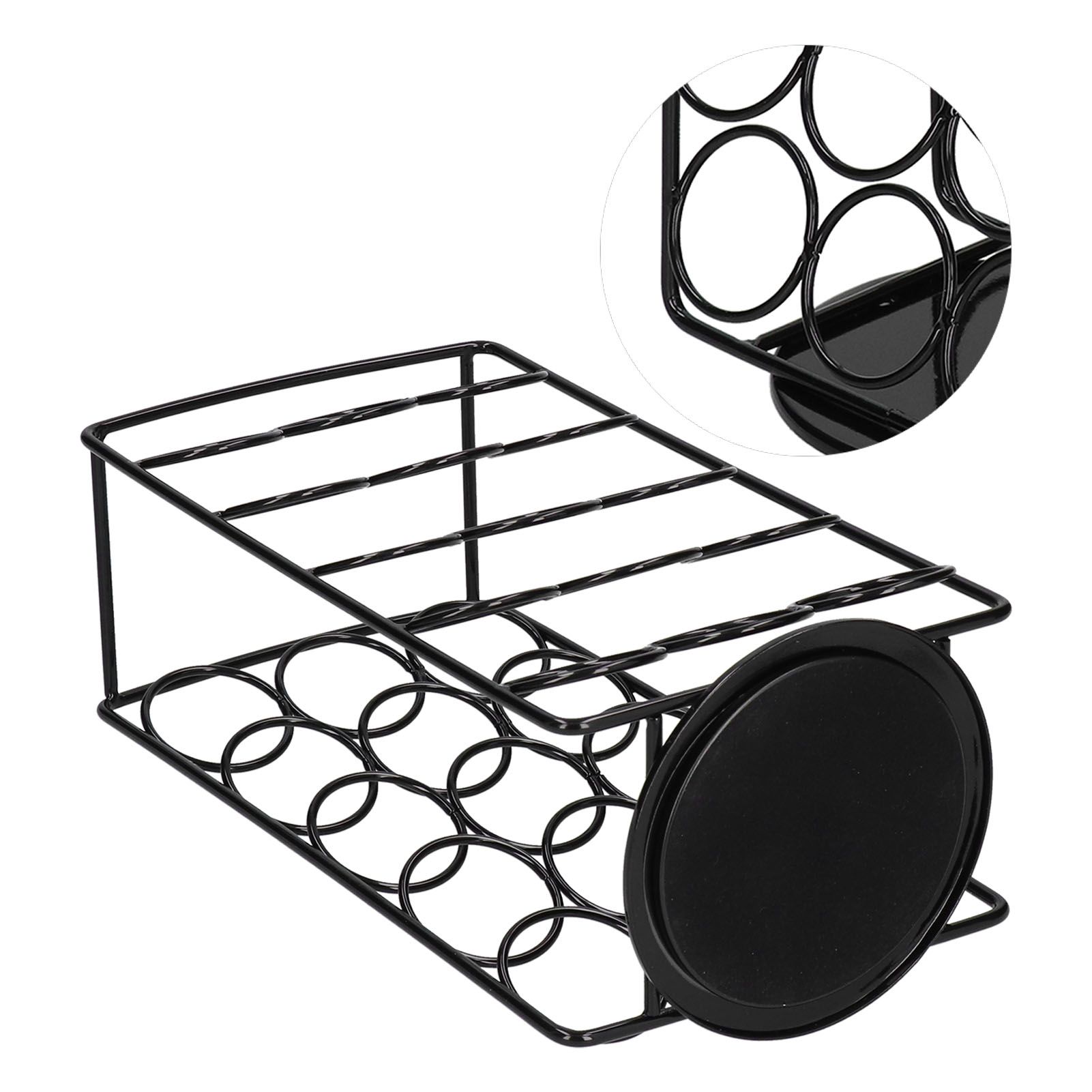 360 Degree Rotating Coffee Capsule Rack Stand Storage Organizer Holding 30Pcs