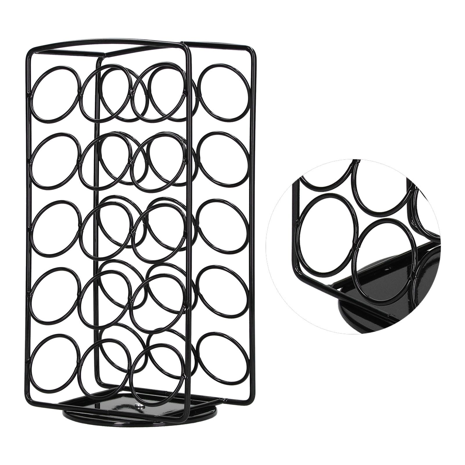 360 Degree Rotating Coffee Capsule Rack Stand Storage Organizer Holding 30Pcs view 6