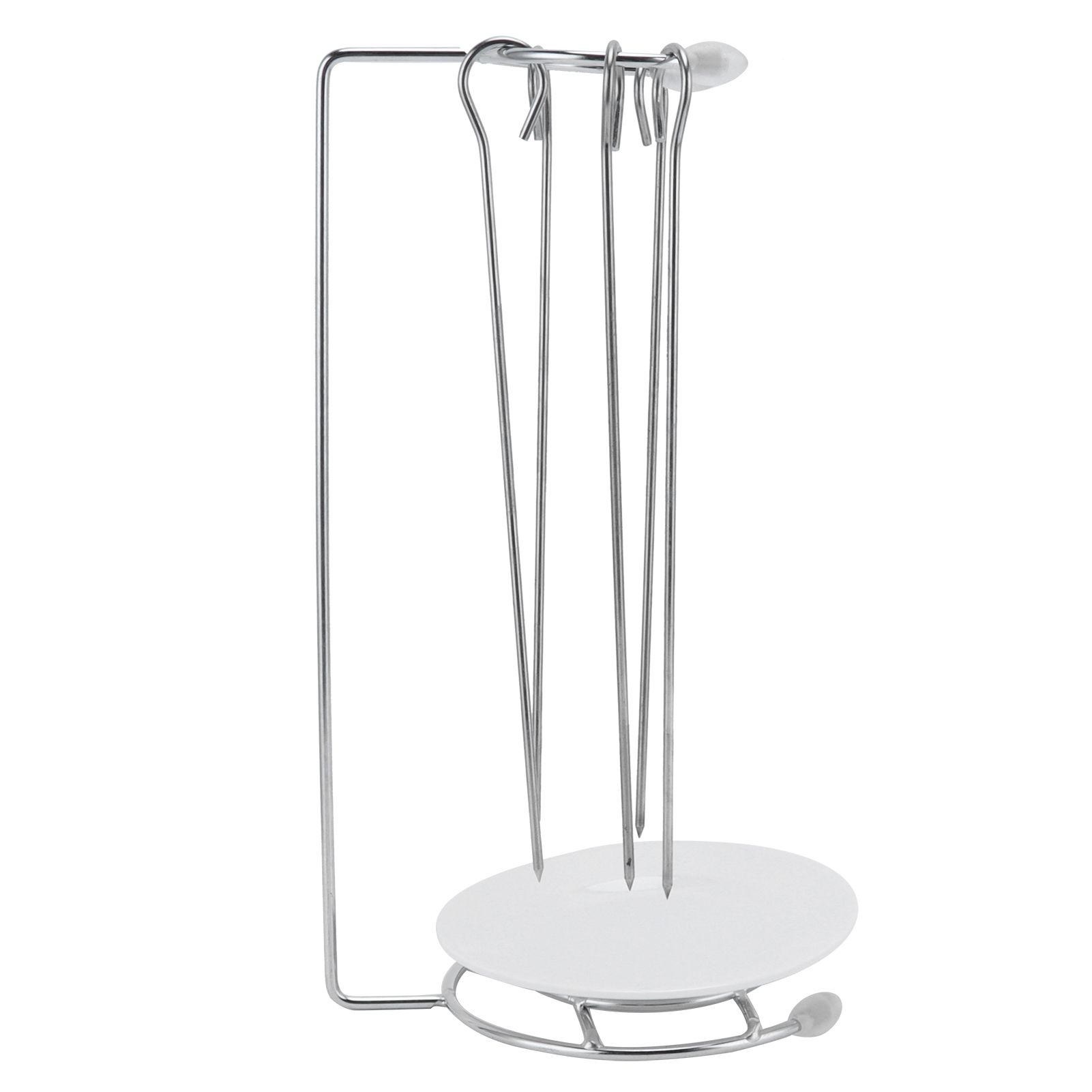 Barbecue Skewers Rack Stainless Steel BBQ Grill Rack Roaster Rotisserie view 8