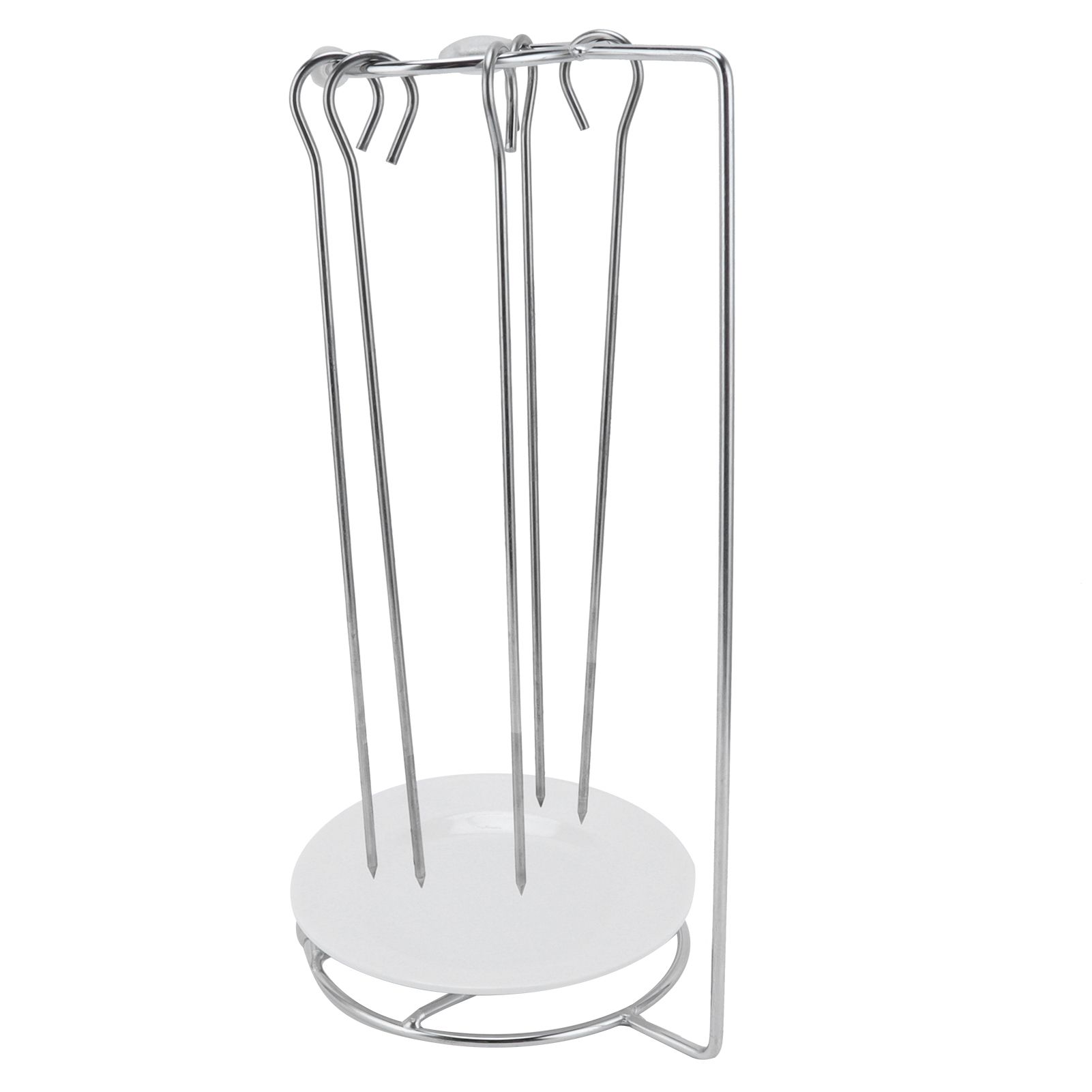 Barbecue Skewers Rack Stainless Steel BBQ Grill Rack Roaster Rotisserie view 10