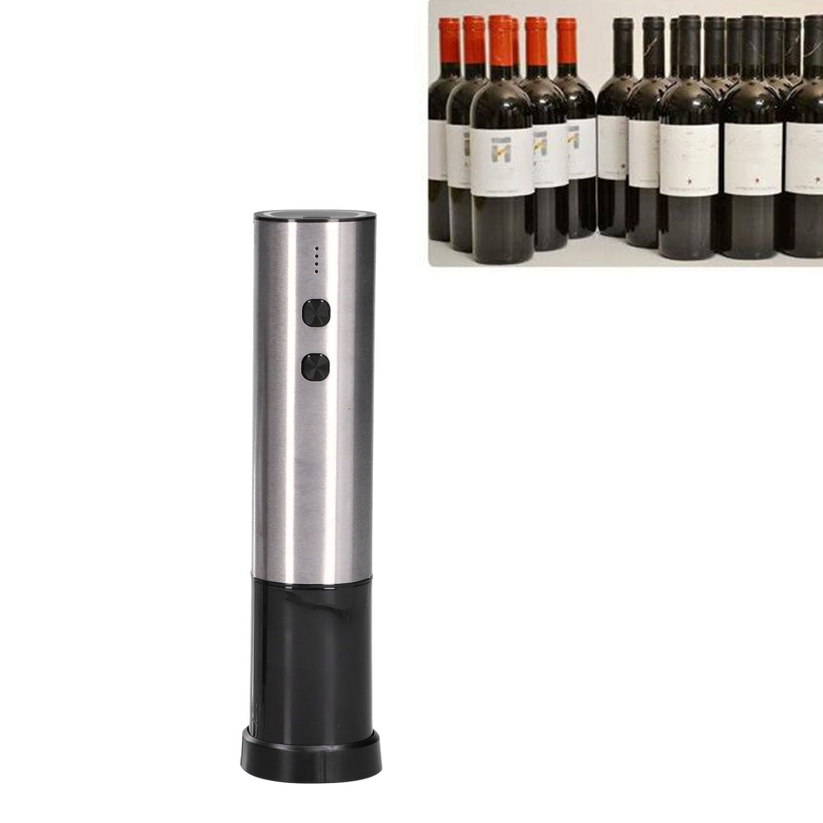 USB Electric Wine Opener Rechargeable Automatic Wine Bottle Opener Set for view 11