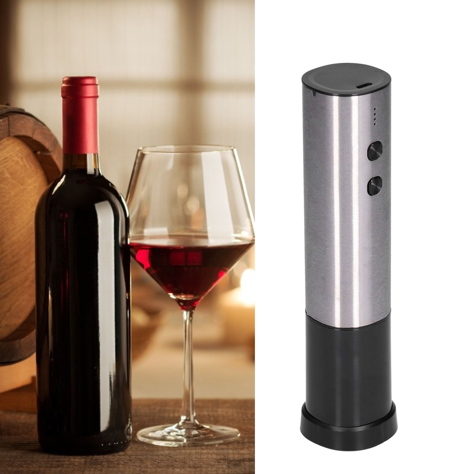 USB Electric Wine Opener Rechargeable Automatic Wine Bottle Opener Set for view 12
