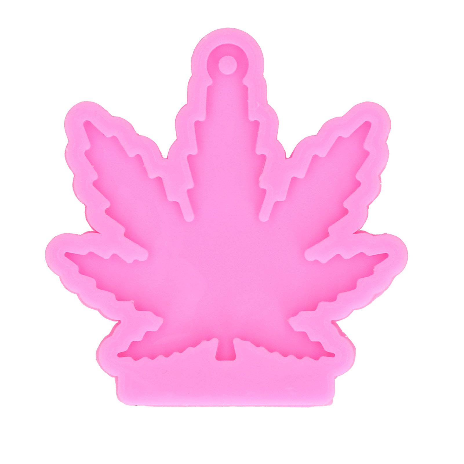 Silicone Mold Maple Leaf Keychain Chocolate Mold Fondant Chocolate Cake Mold view 2