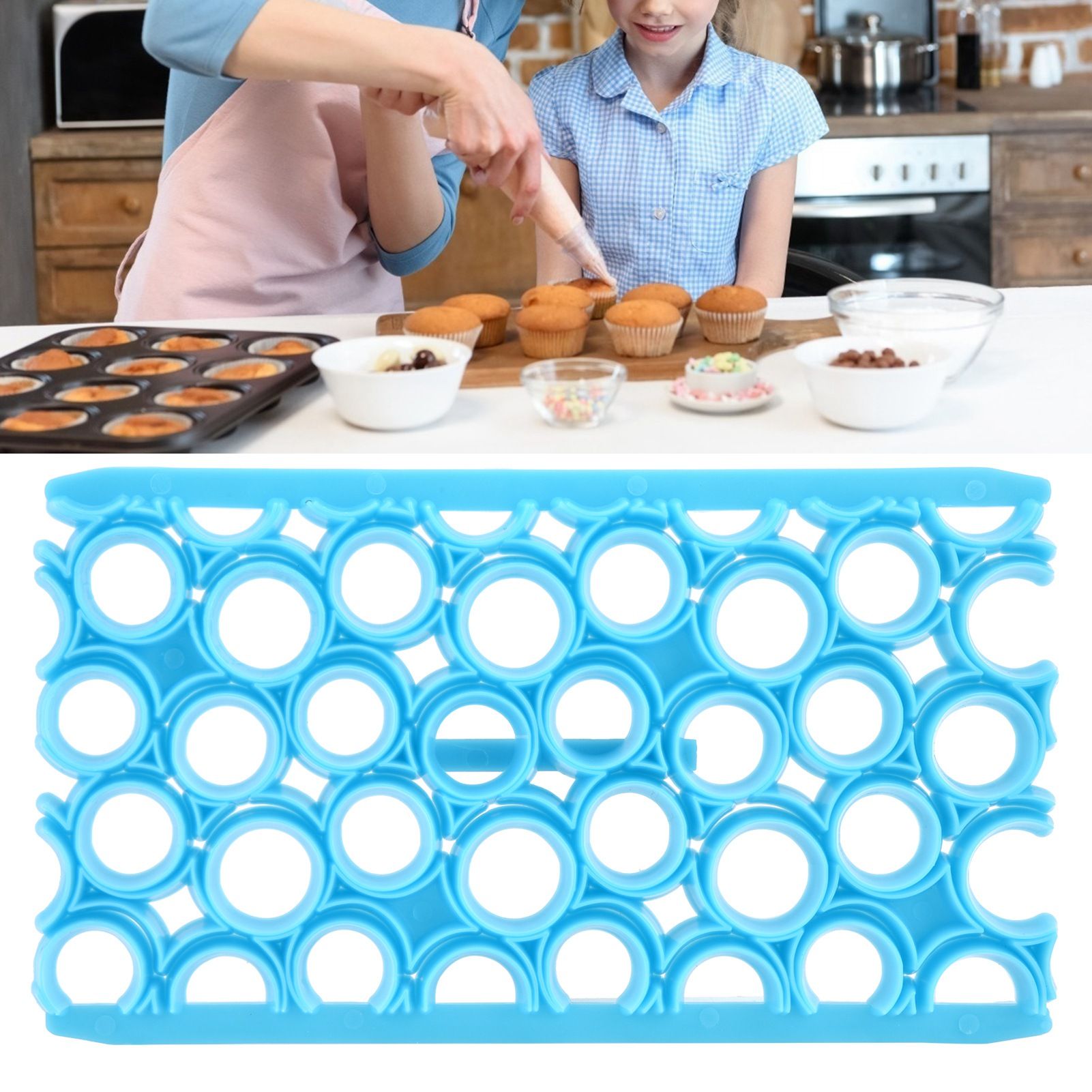Plastic DIY Baking Mold Cookies Biscuits Cutter Fondant Embosser Cake view 12