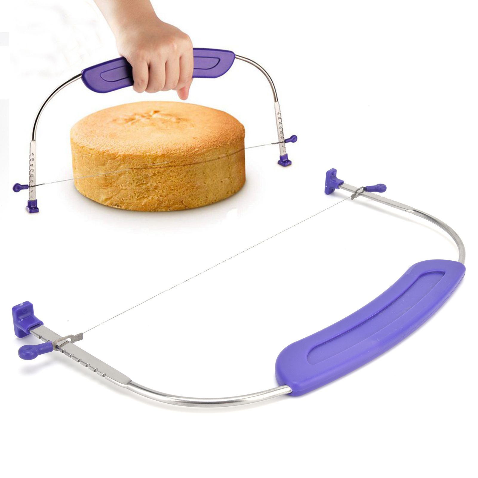 Stainless Steel Cake Cutter with AntiSlip Handle Cake Cutting Baking Tool for view 12