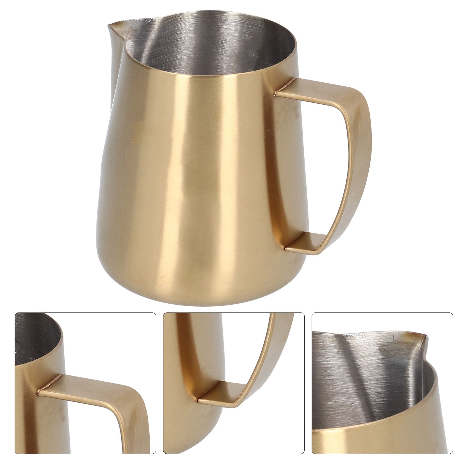 Stainless Steel Frothing Pitcher Mocha Milk Frothing Cup with Swan Pattern for view 4