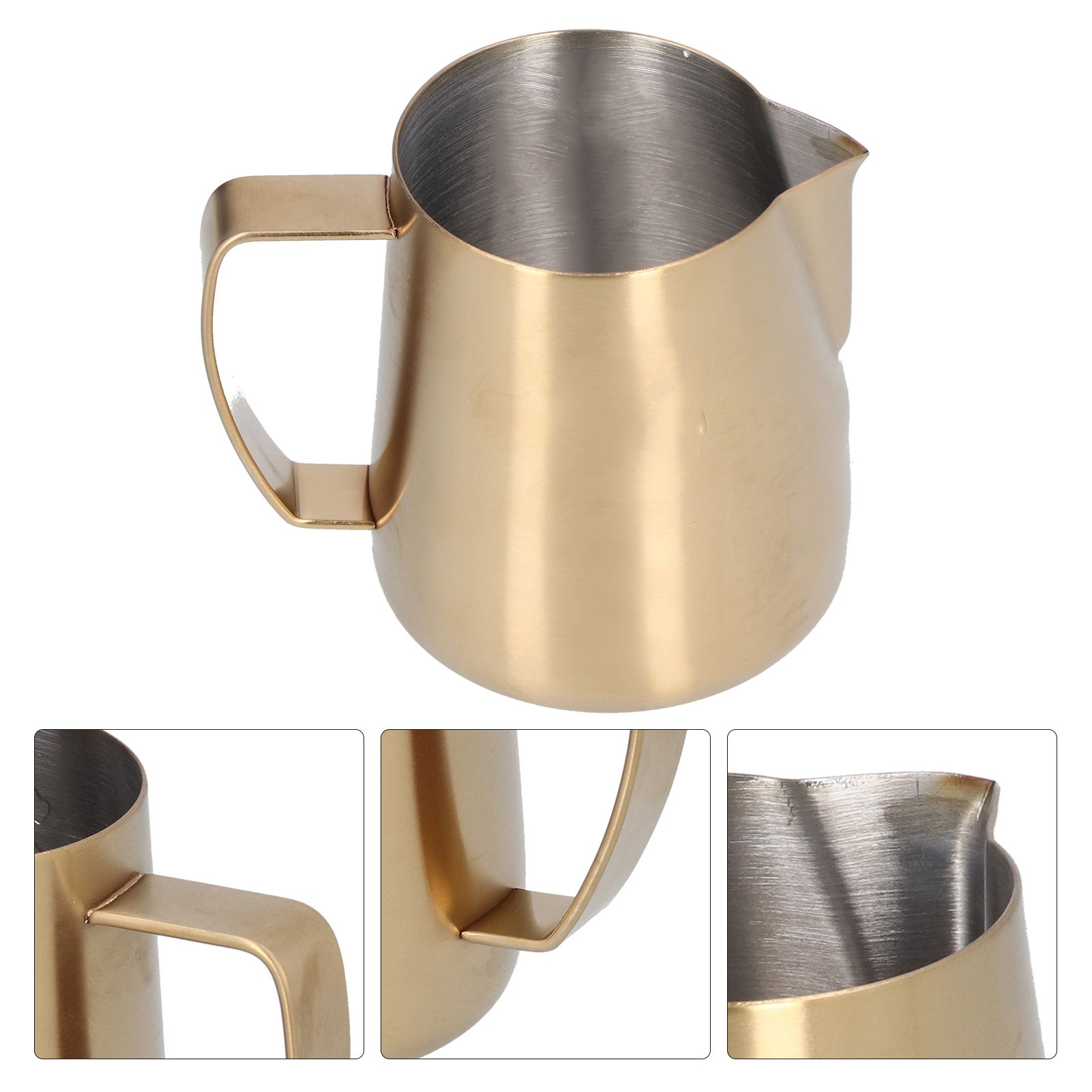 Stainless Steel Frothing Pitcher Mocha Milk Frothing Cup with Swan Pattern for view 5