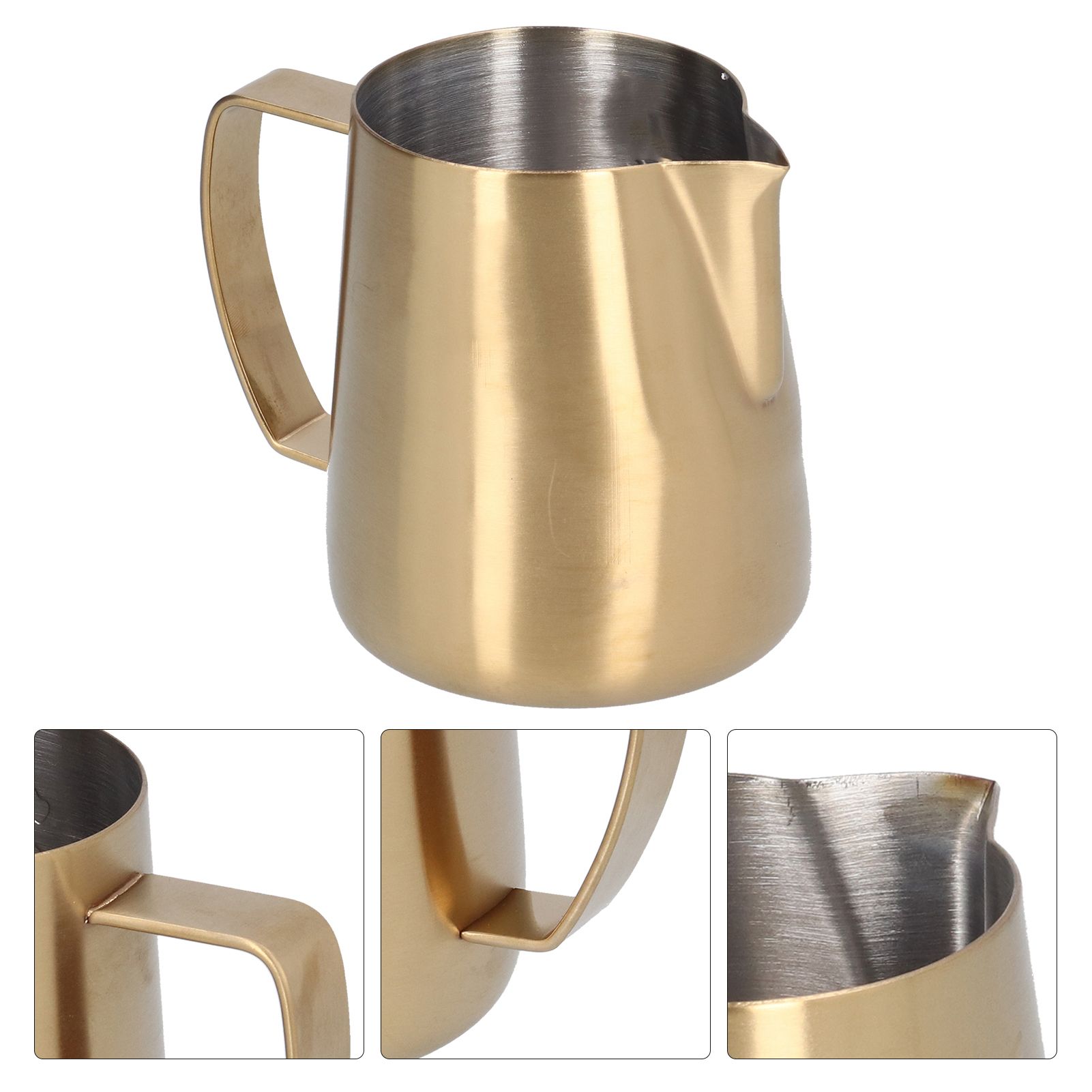 Stainless Steel Frothing Pitcher Mocha Milk Frothing Cup with Swan Pattern for view 6