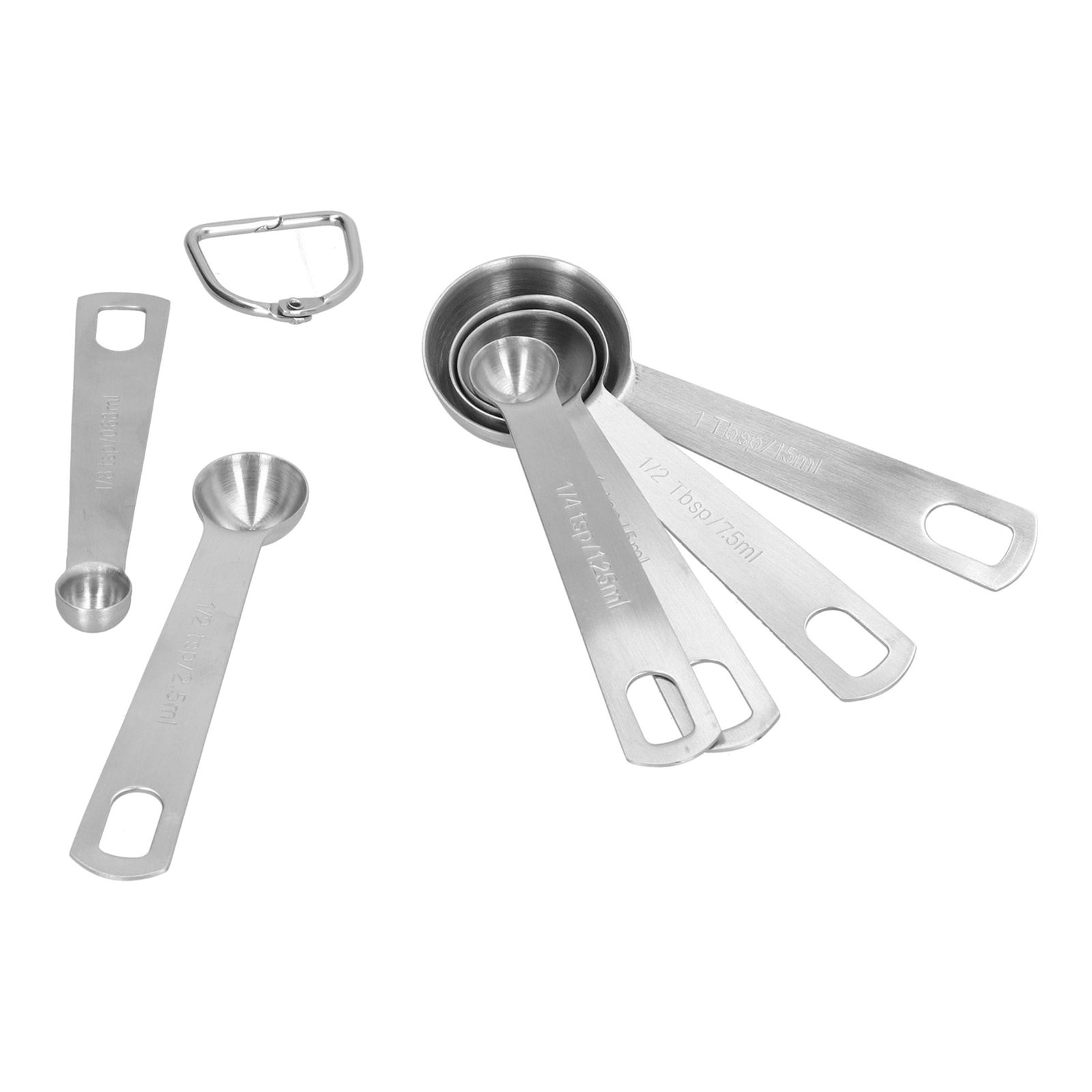 Stainless Steel Measuring Spoon with Scale Seasoning Spoon Set Baking Tool for view 3