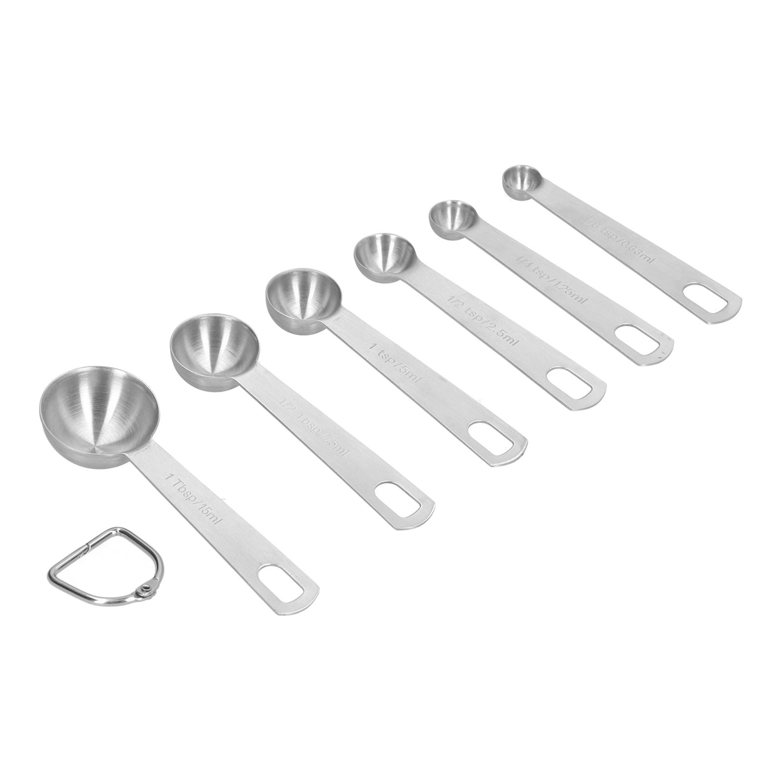 Stainless Steel Measuring Spoon with Scale Seasoning Spoon Set Baking Tool for view 9