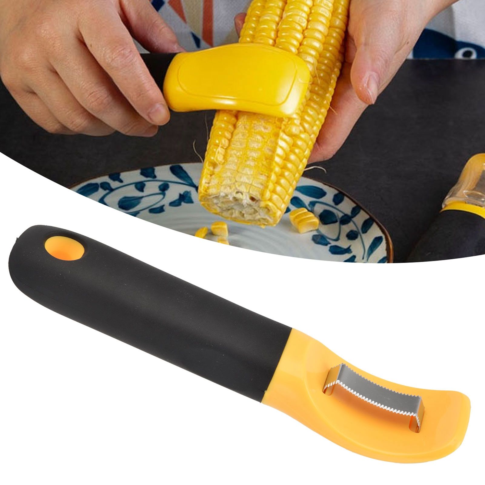 Corn Peeler Lightweight Corn Separator Stripping Tool Kitchen Utensils with view 12