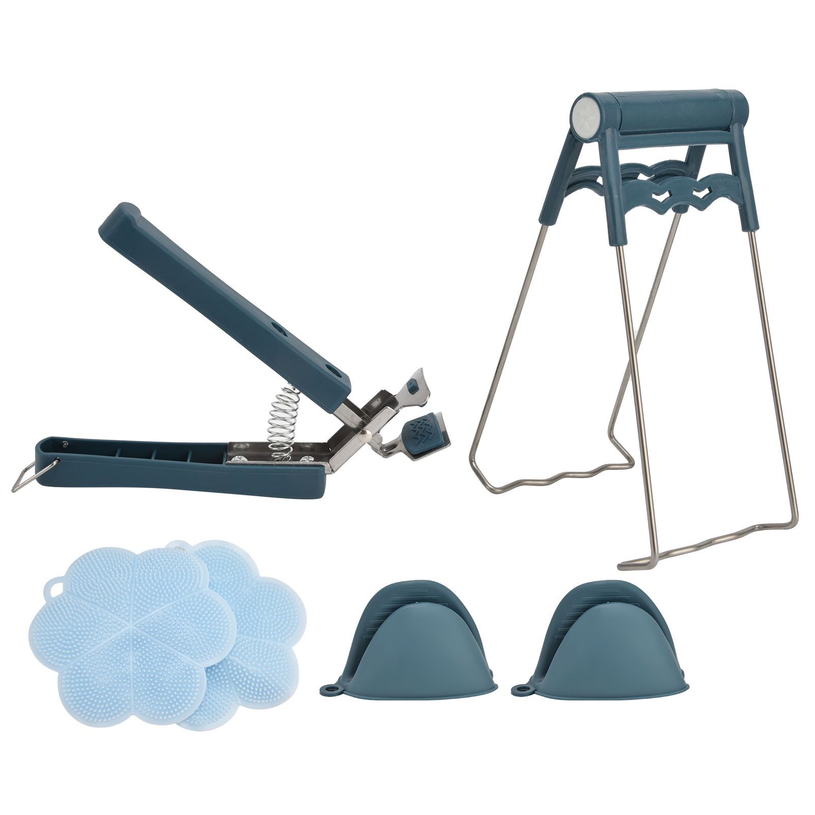 Plate Lifter Stainless Steel Silicone PP Material AntiScald Plate Gripper for view 2