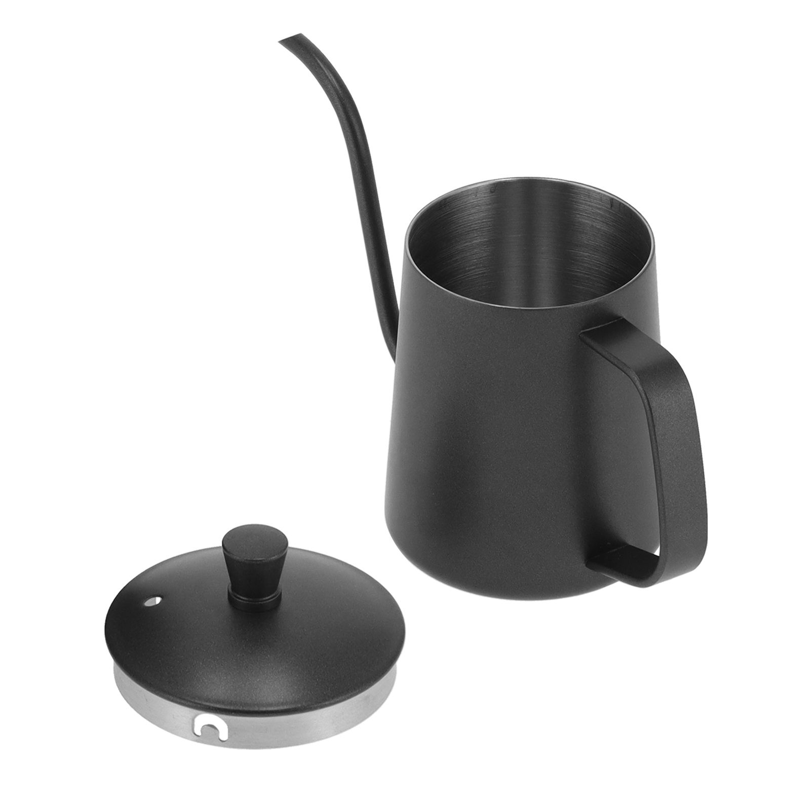 350ml Gooseneck Coffee Kettle 304 Stainless Steel Long Spout Tea Pot for Home view 3