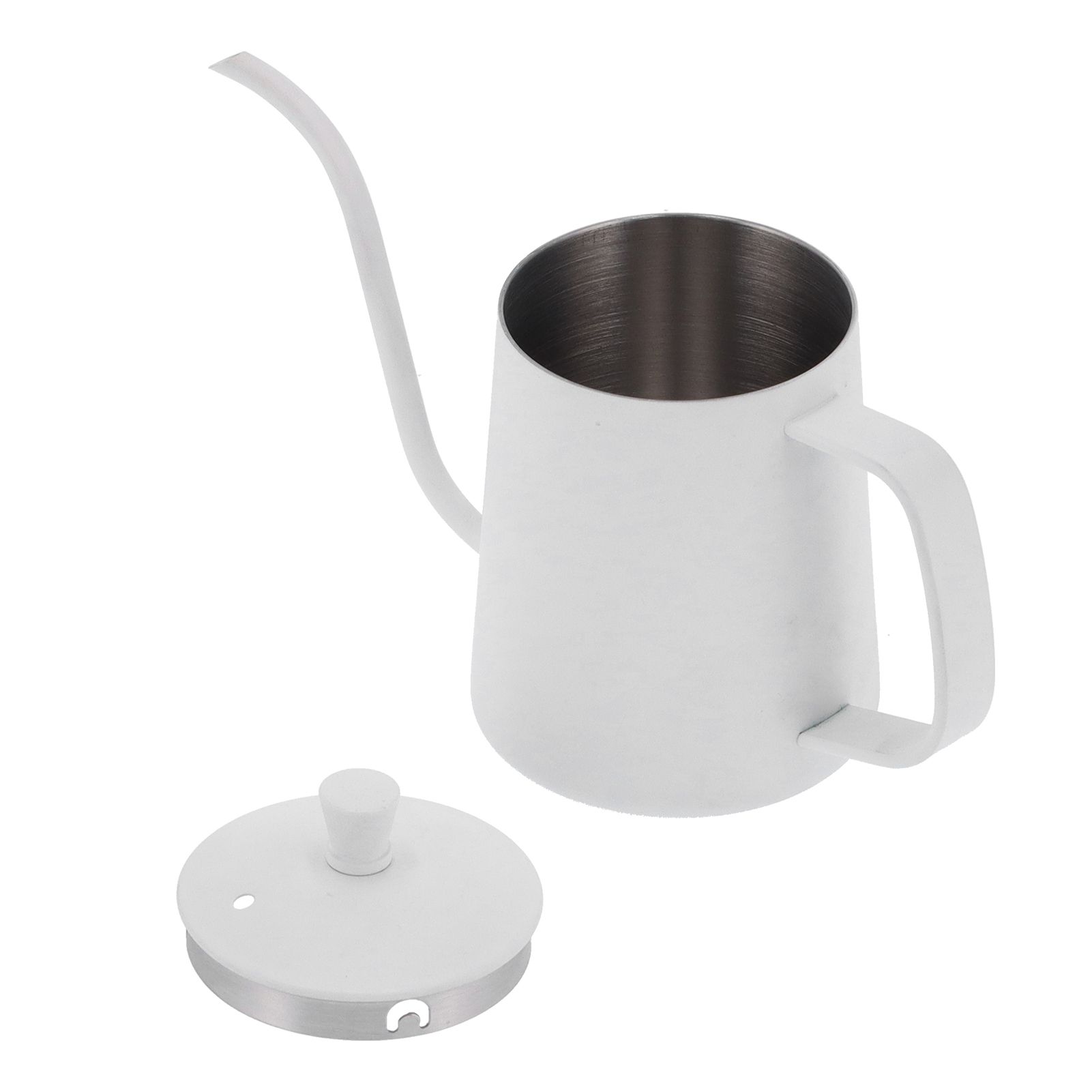 350ml Gooseneck Coffee Kettle 304 Stainless Steel Long Spout Tea Pot for Home