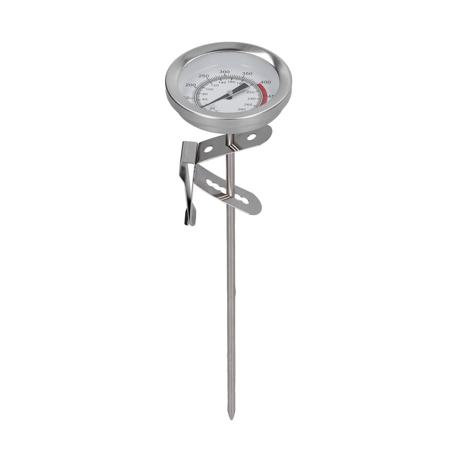 Stainless Steel Frying Thermometer Milk Tea Coffee Fryer High Temperature view 2