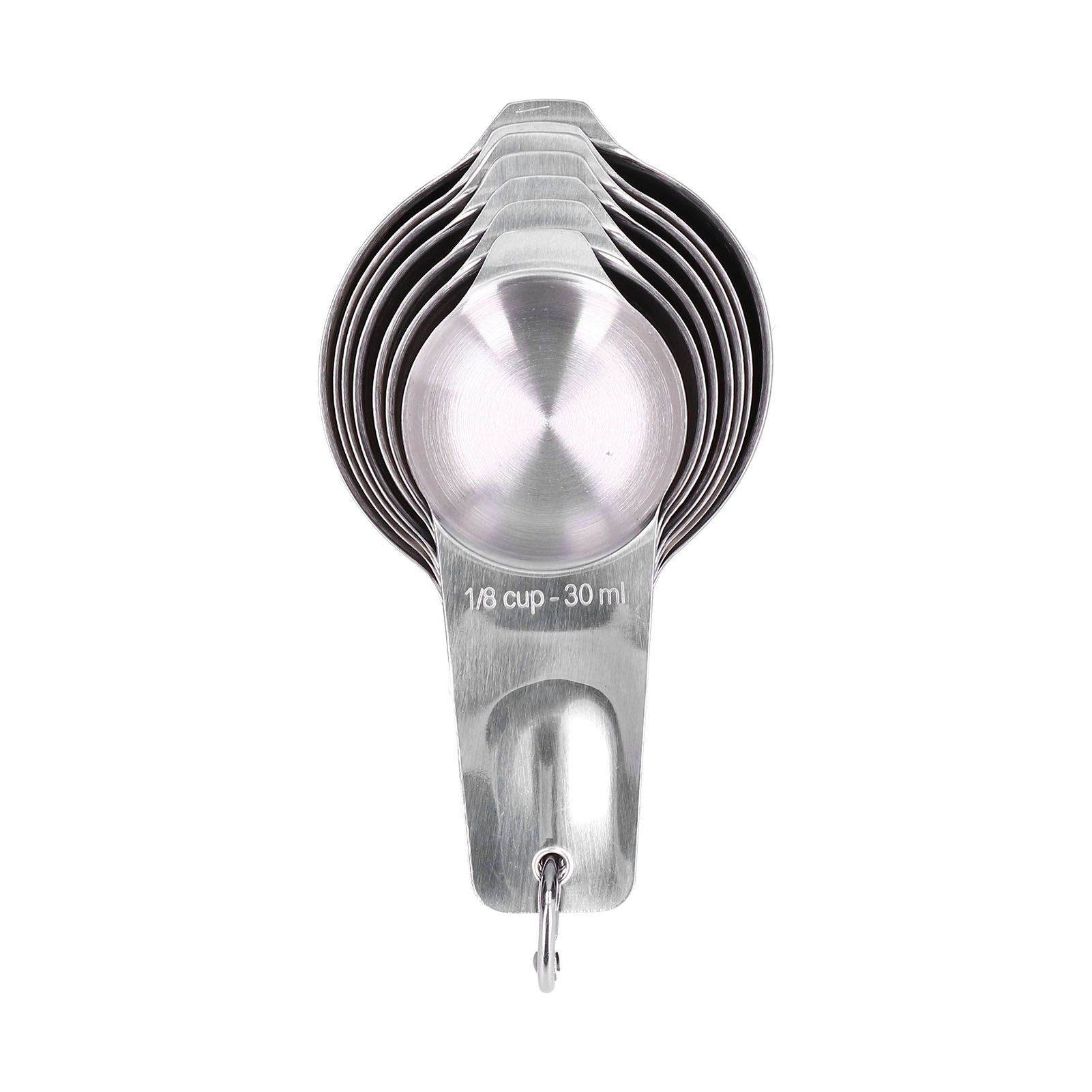 7Pcs/Set Stainless Steel Measuring Cup with Scale Measuring Spoon Baking Tool view 3