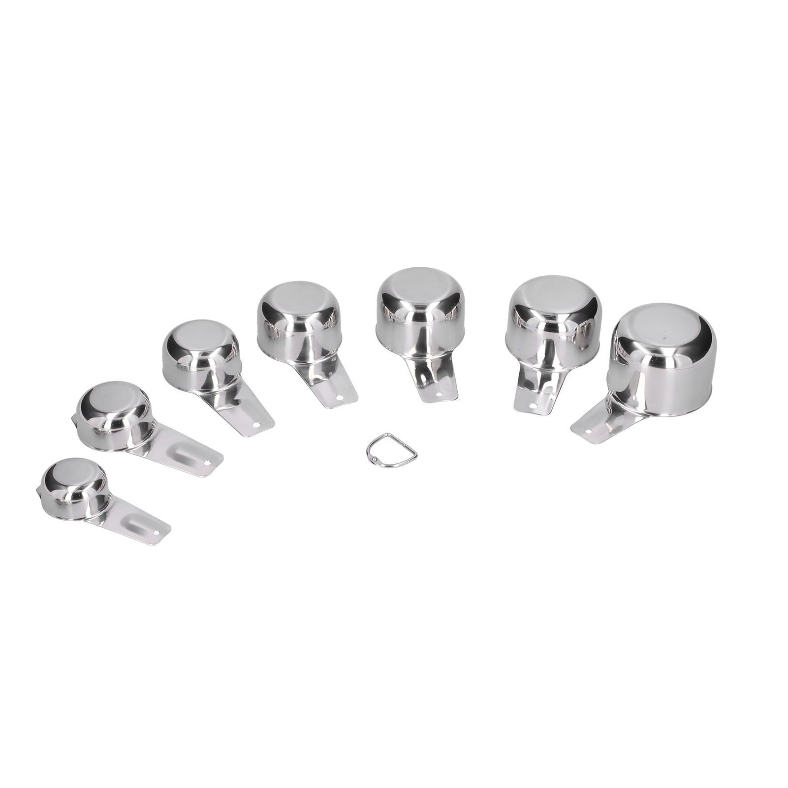 7Pcs/Set Stainless Steel Measuring Cup with Scale Measuring Spoon Baking Tool view 10