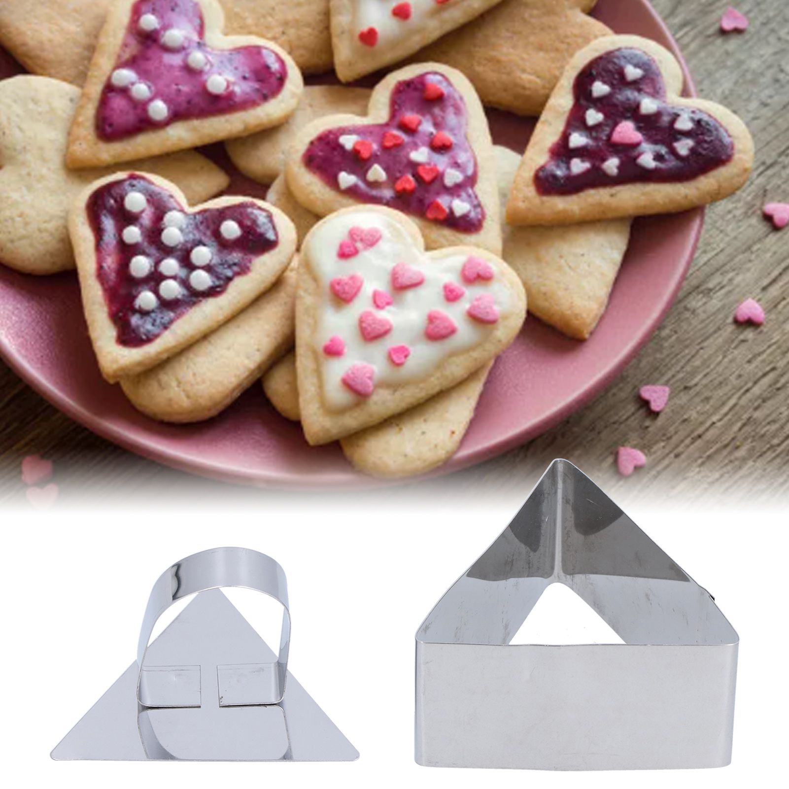 Cake Mousse Ring Mold Stainless Steel Dessert Rings Cake Cutter for Salads view 11