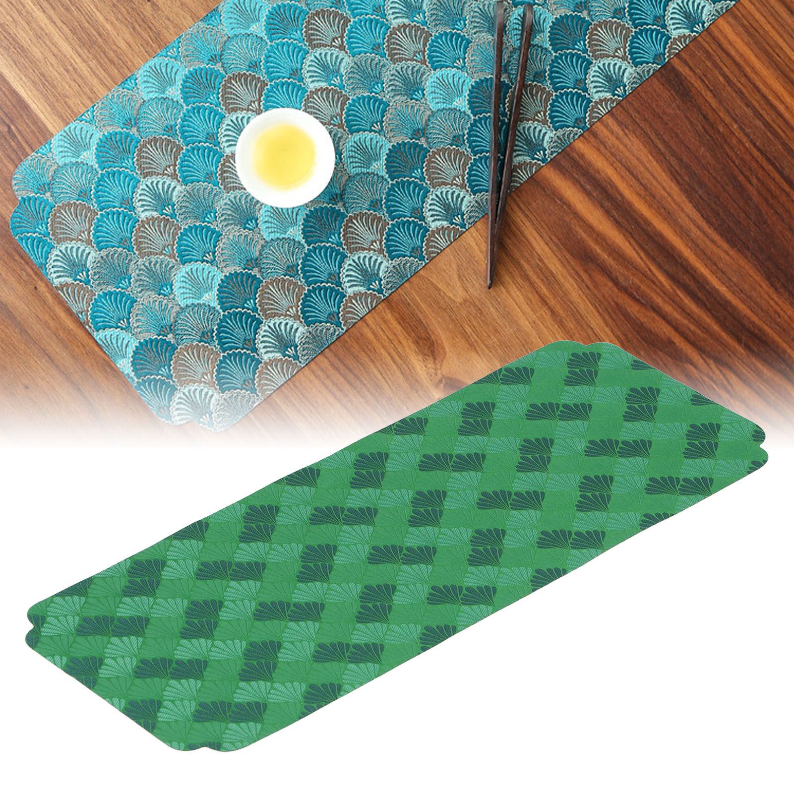 Cup Placemats Chinese Style Knitted Embroidery Tea Set Place Mats for Home view 11