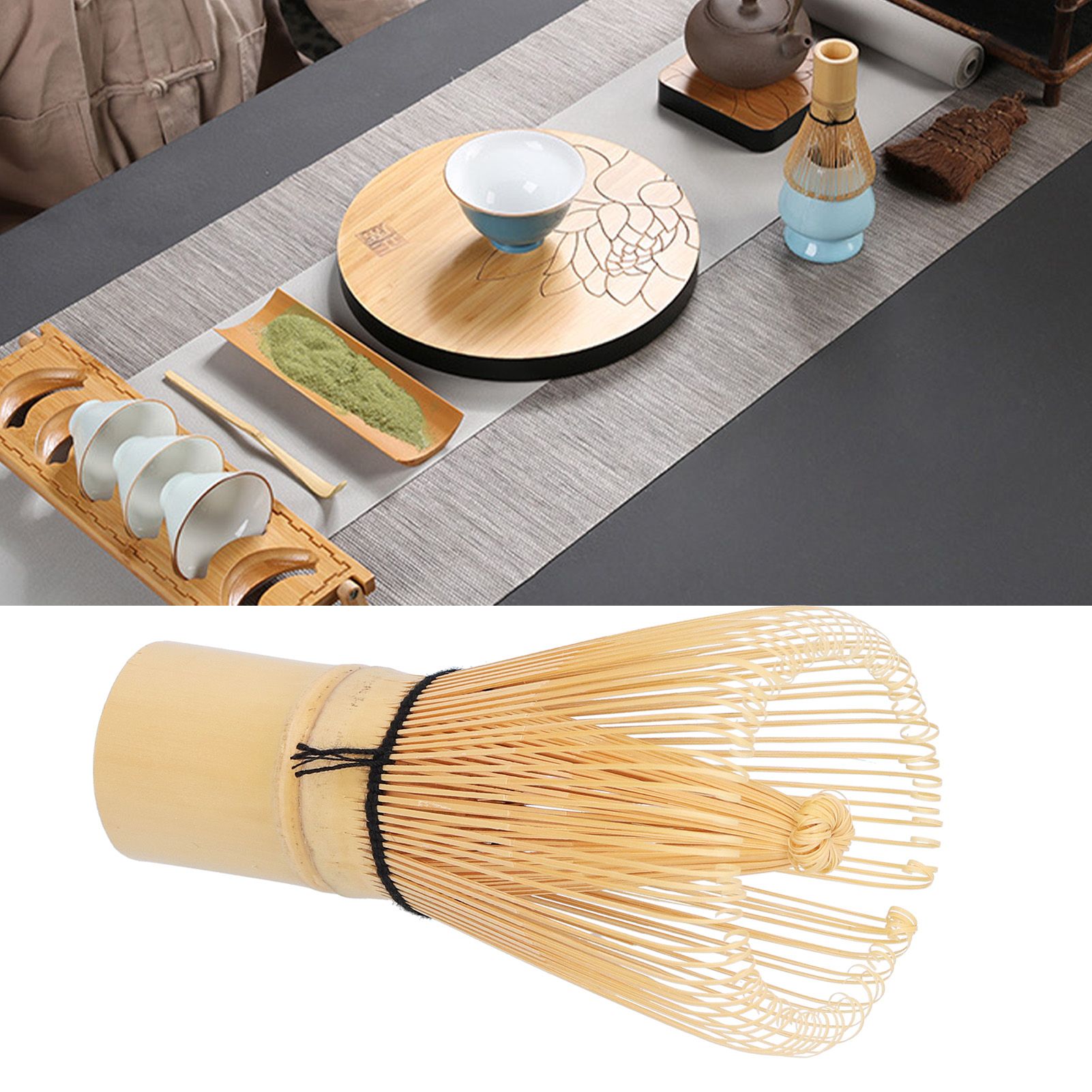 Japanese Style Matcha Tool Bamboo Tea Whisk Bowl Brush Matcha Brush Tea view 11